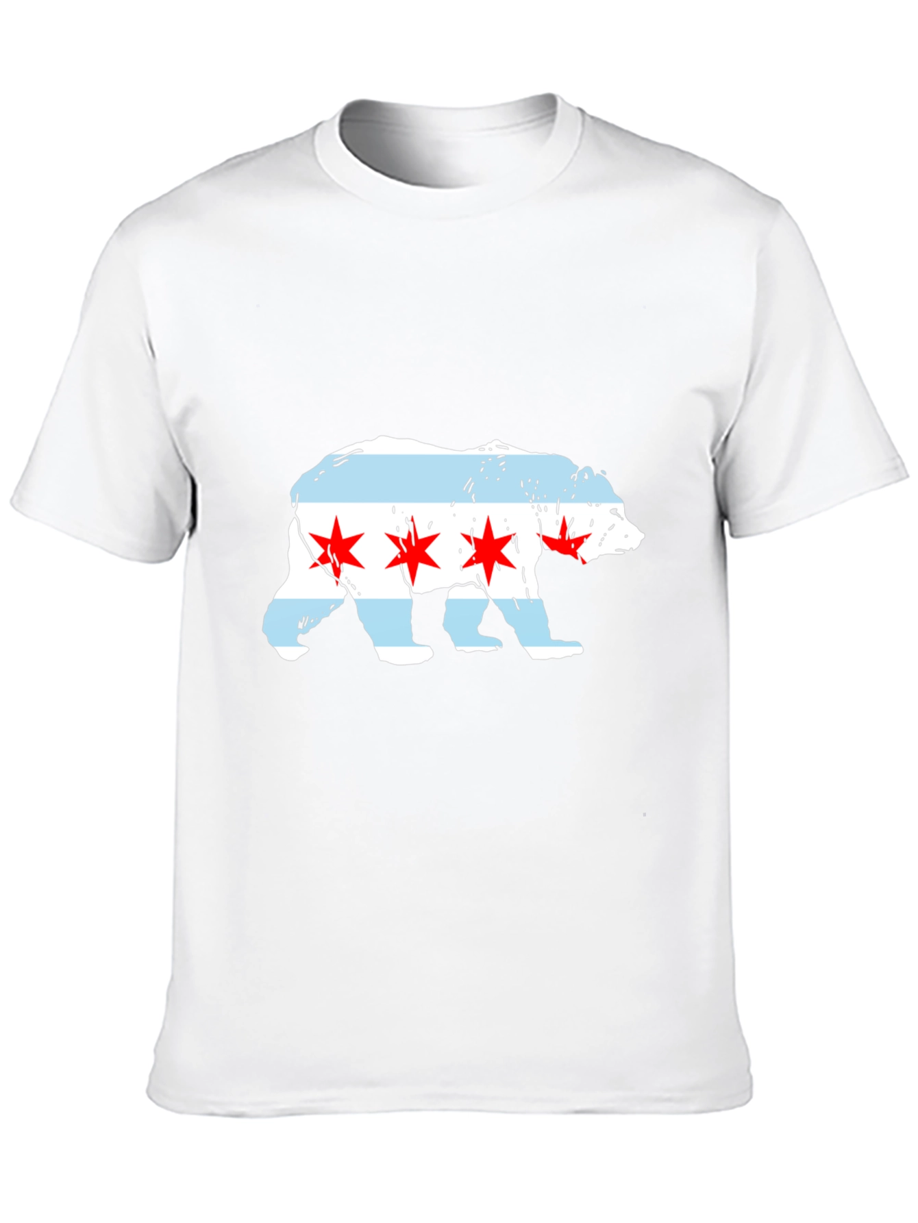 Chicago Bear Flag Graphic T-Shirt