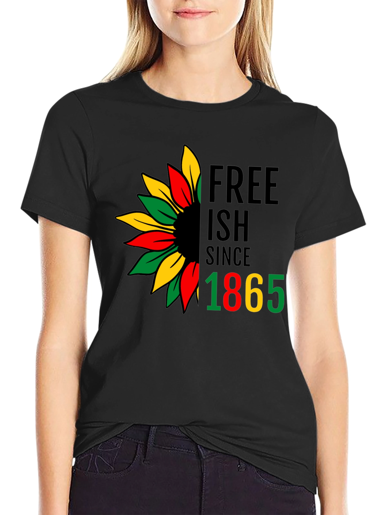 Free-ish Since 1865 Black Pride T-Shirt