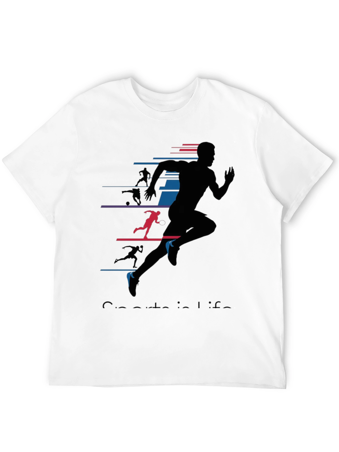 Runners Life Graphic Tee - Black