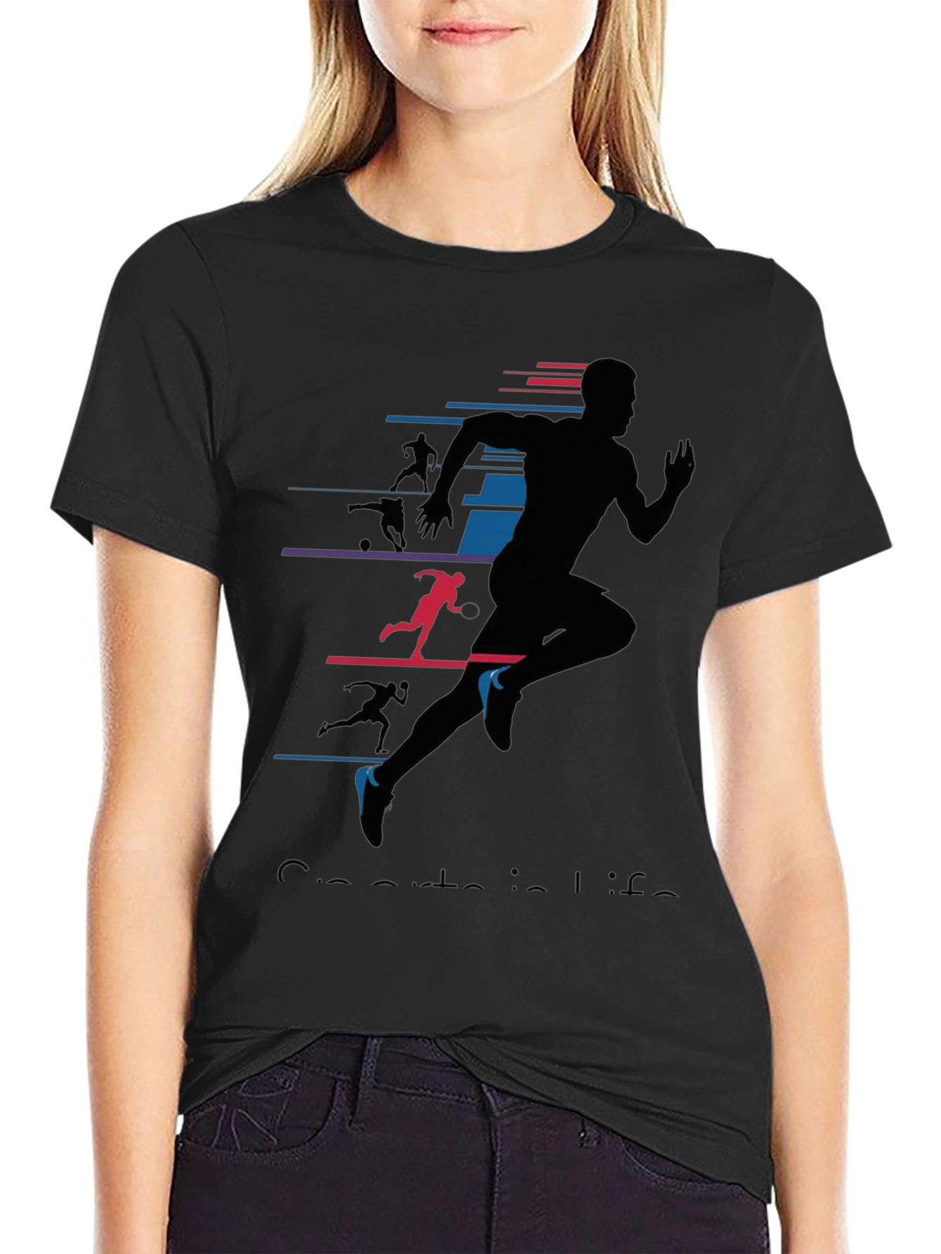 Runners Life Graphic Tee - Black