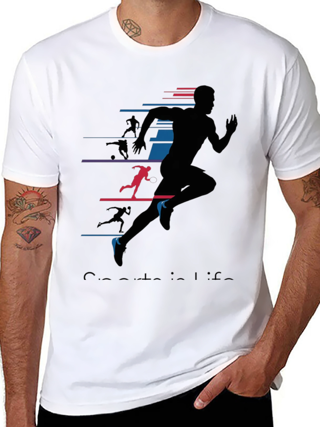 Runners Life Graphic Tee - Black