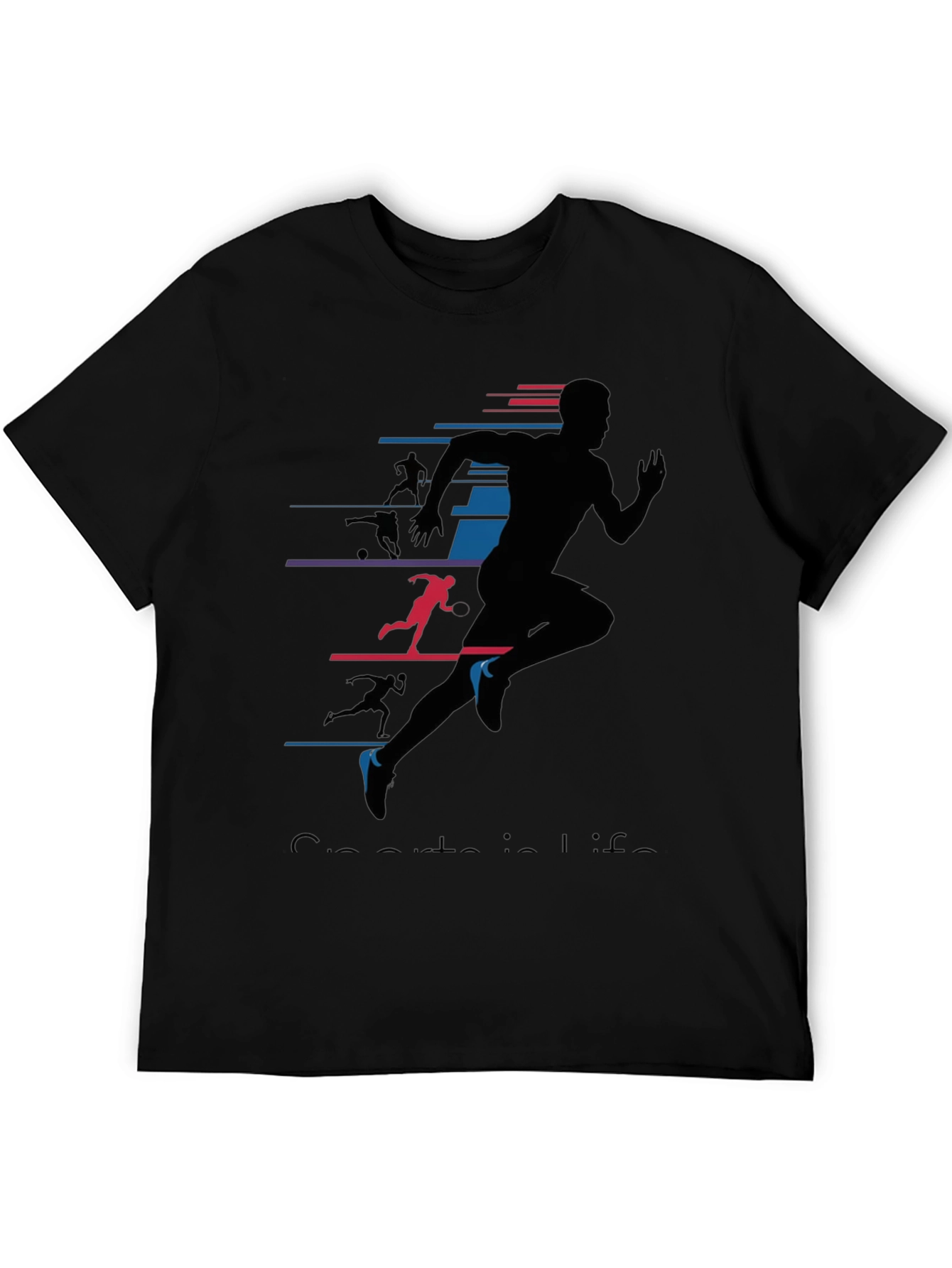 Runners Life Graphic Tee - Black