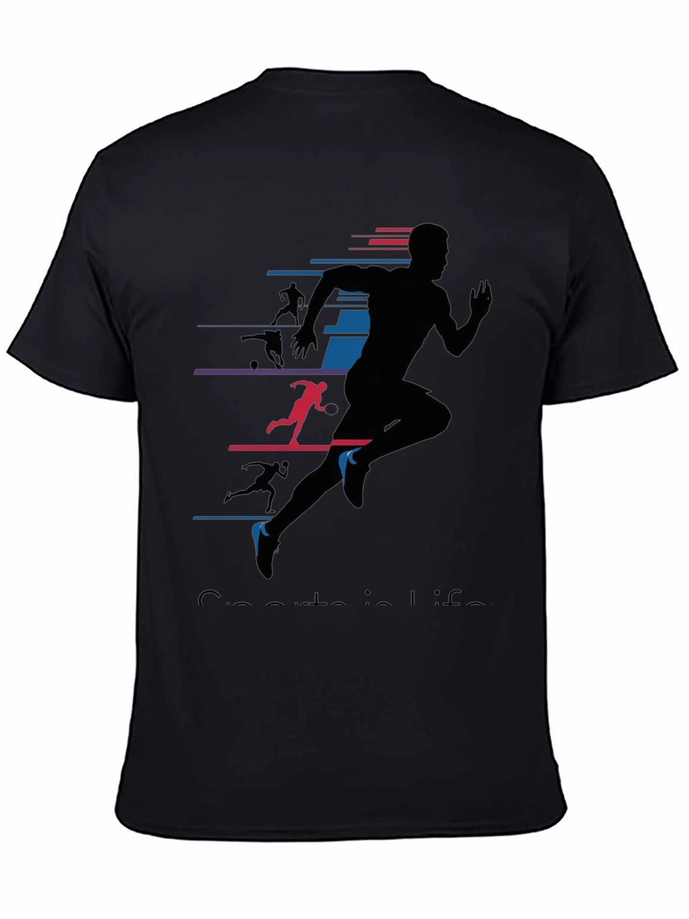 Runners Life Graphic Tee - Black