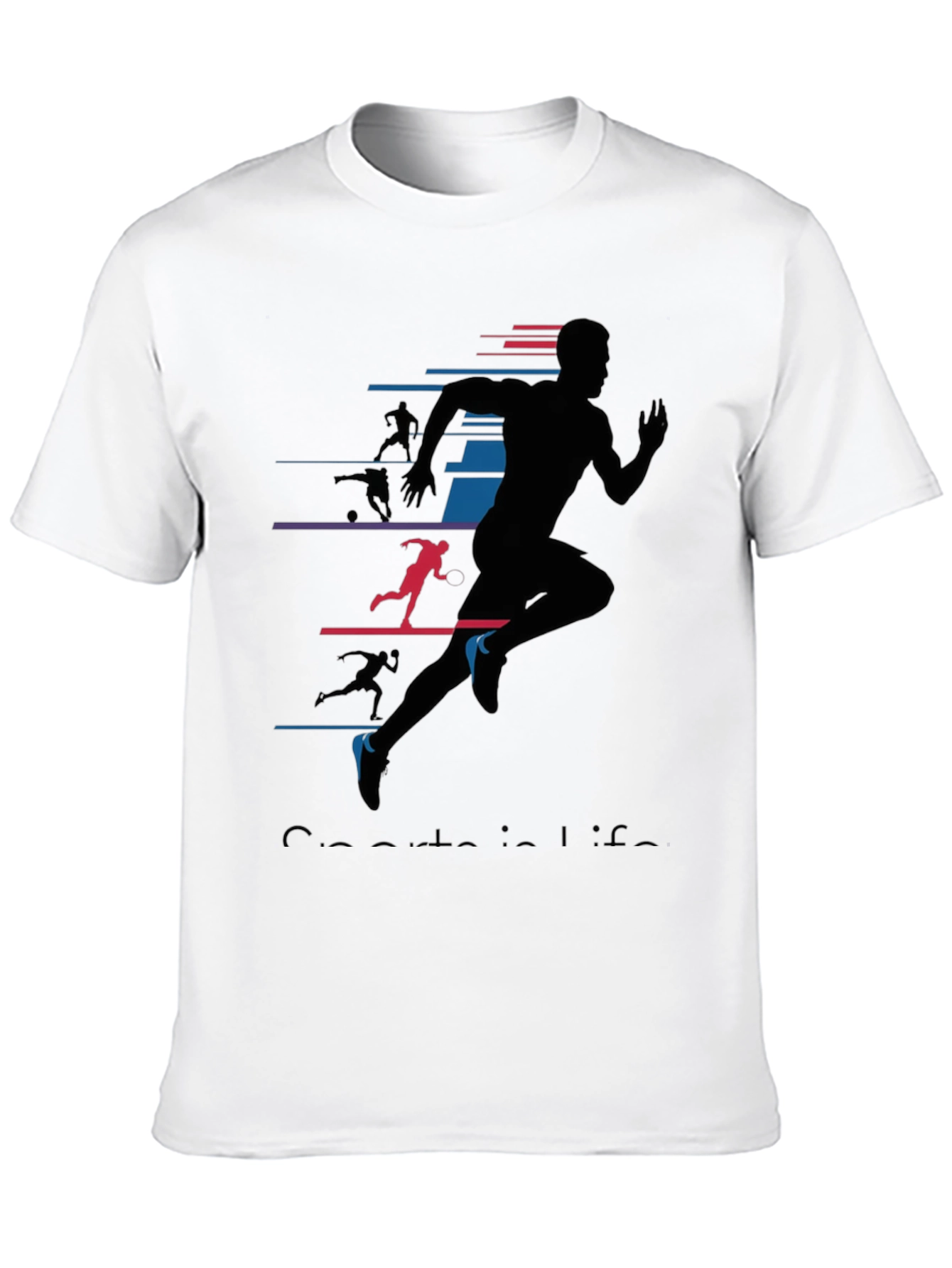 Runners Life Graphic Tee - Black