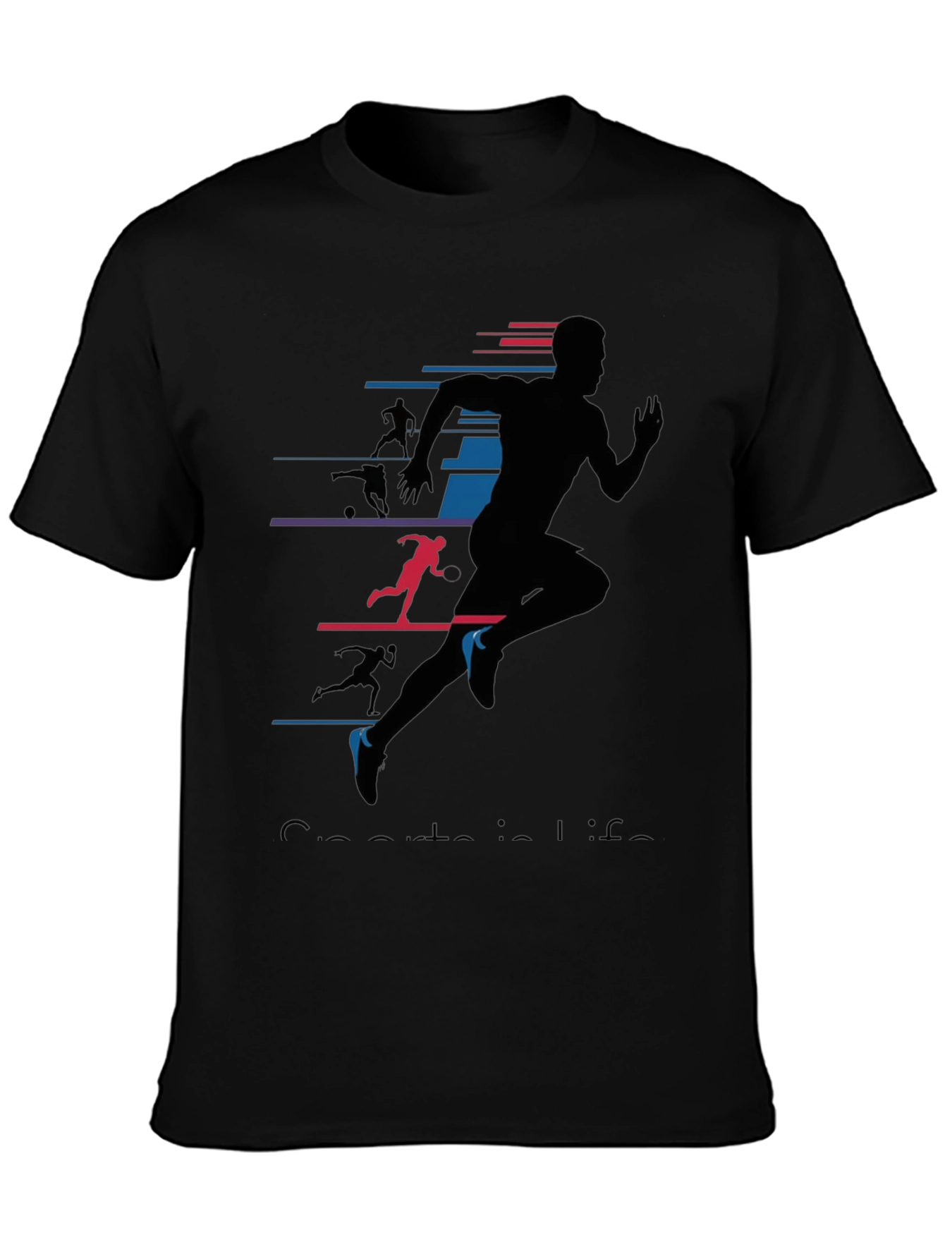 Runners Life Graphic Tee - Black