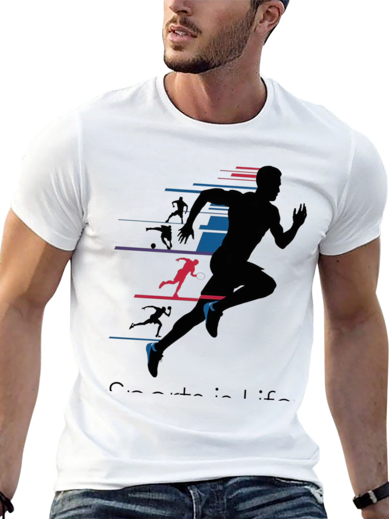 Runners Life Graphic Tee - Black