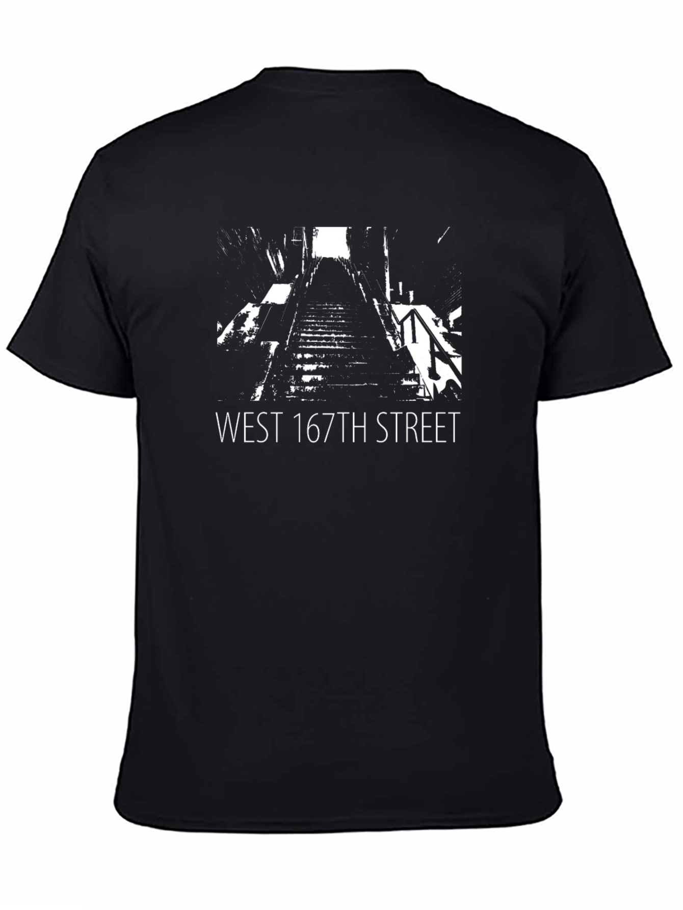 West 167th Street Black Graphic T-Shirt