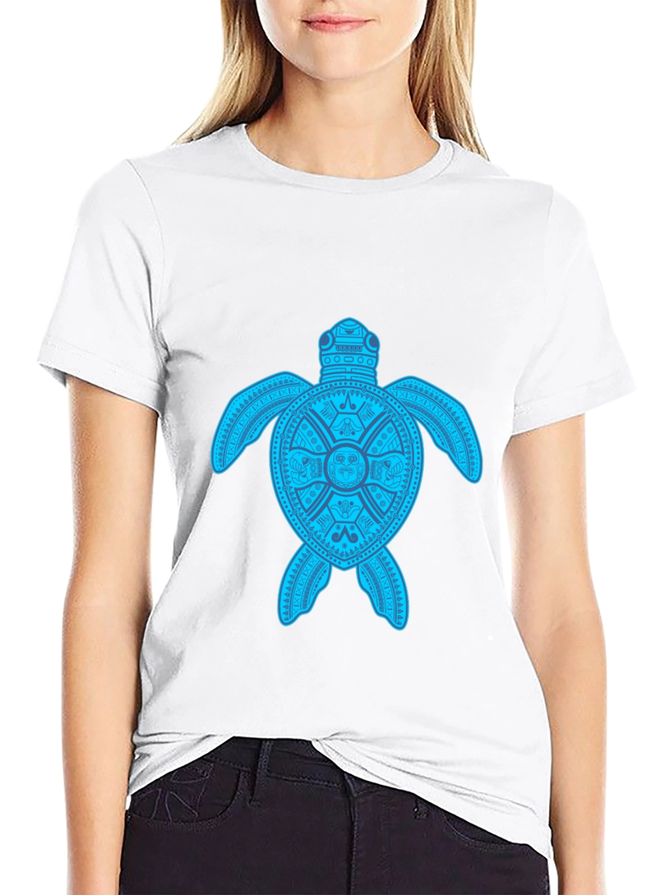 Turtle Graphic Tee - Black