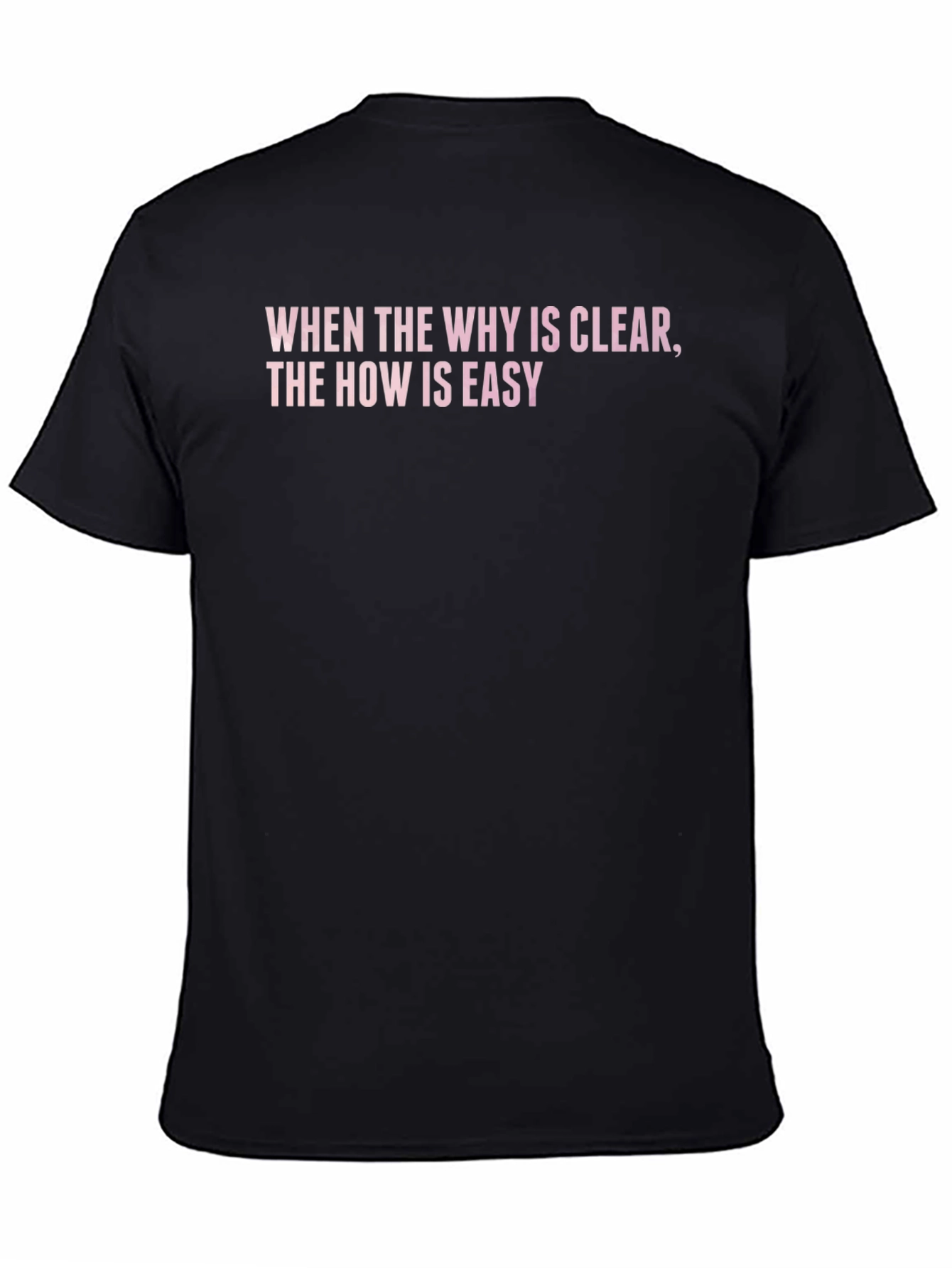 Inspirational Quote T-Shirt: When the Why is Clear
