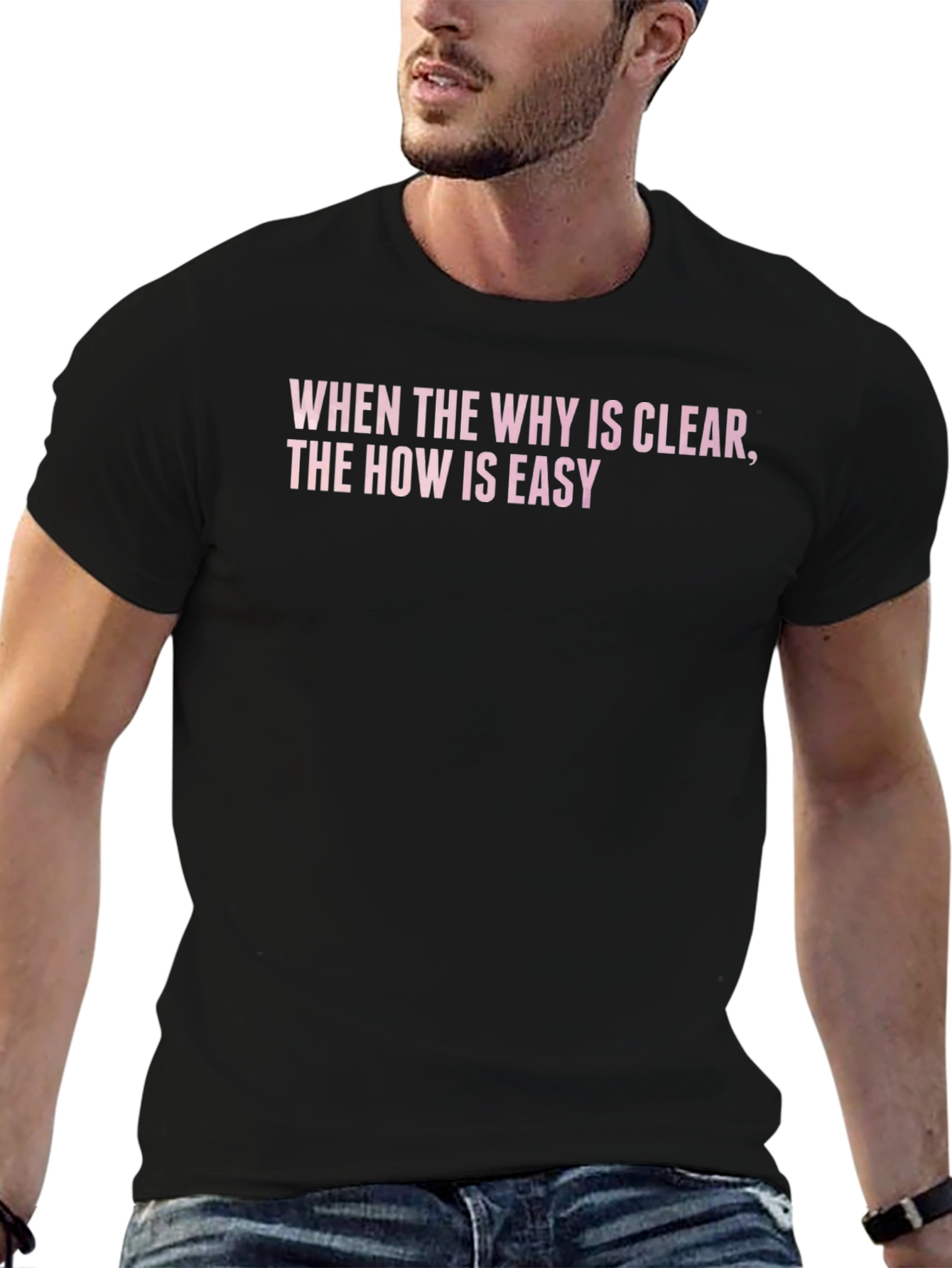 Inspirational Quote T-Shirt: When the Why is Clear