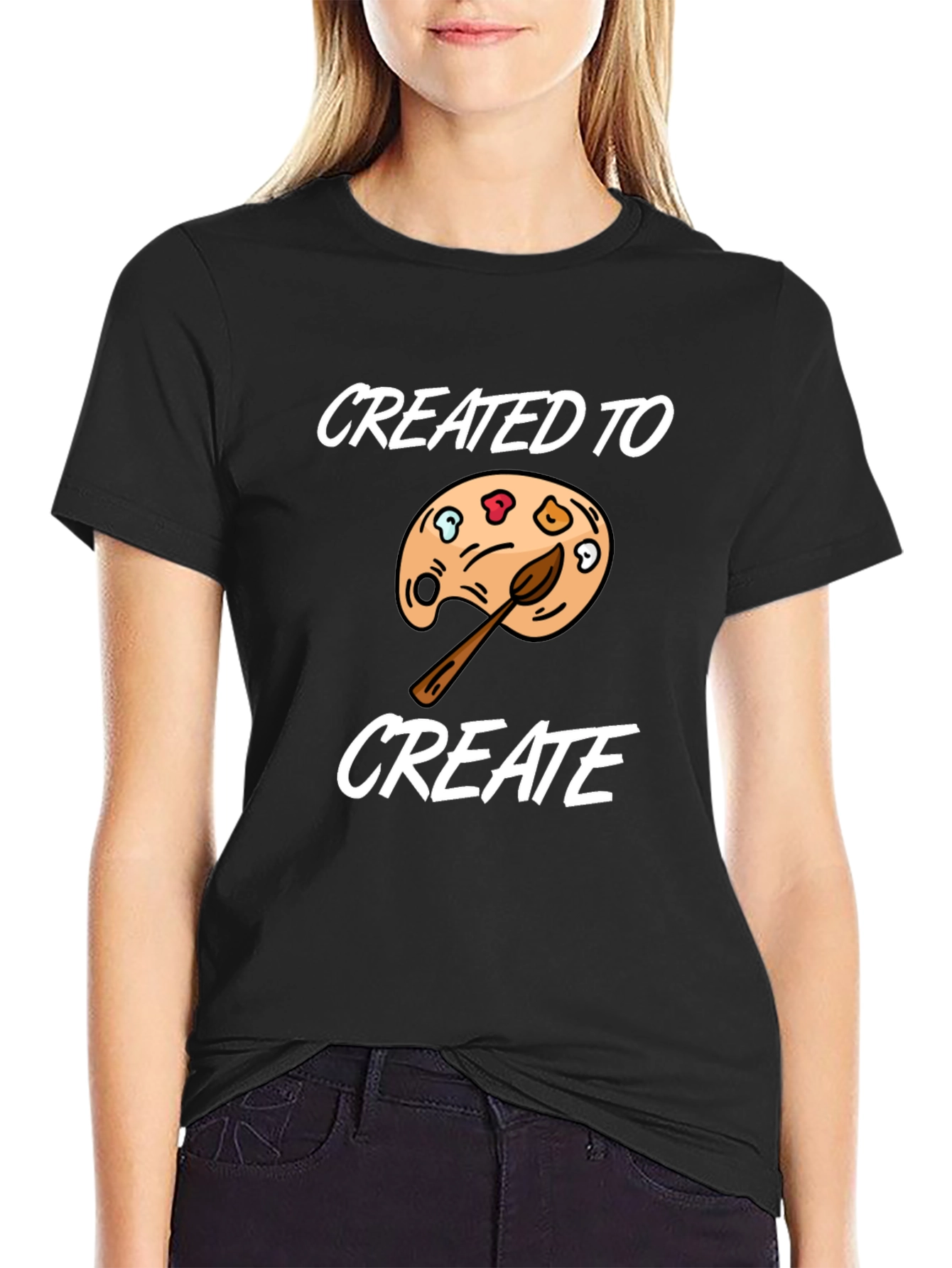 Created to Create Artist Palette T-Shirt