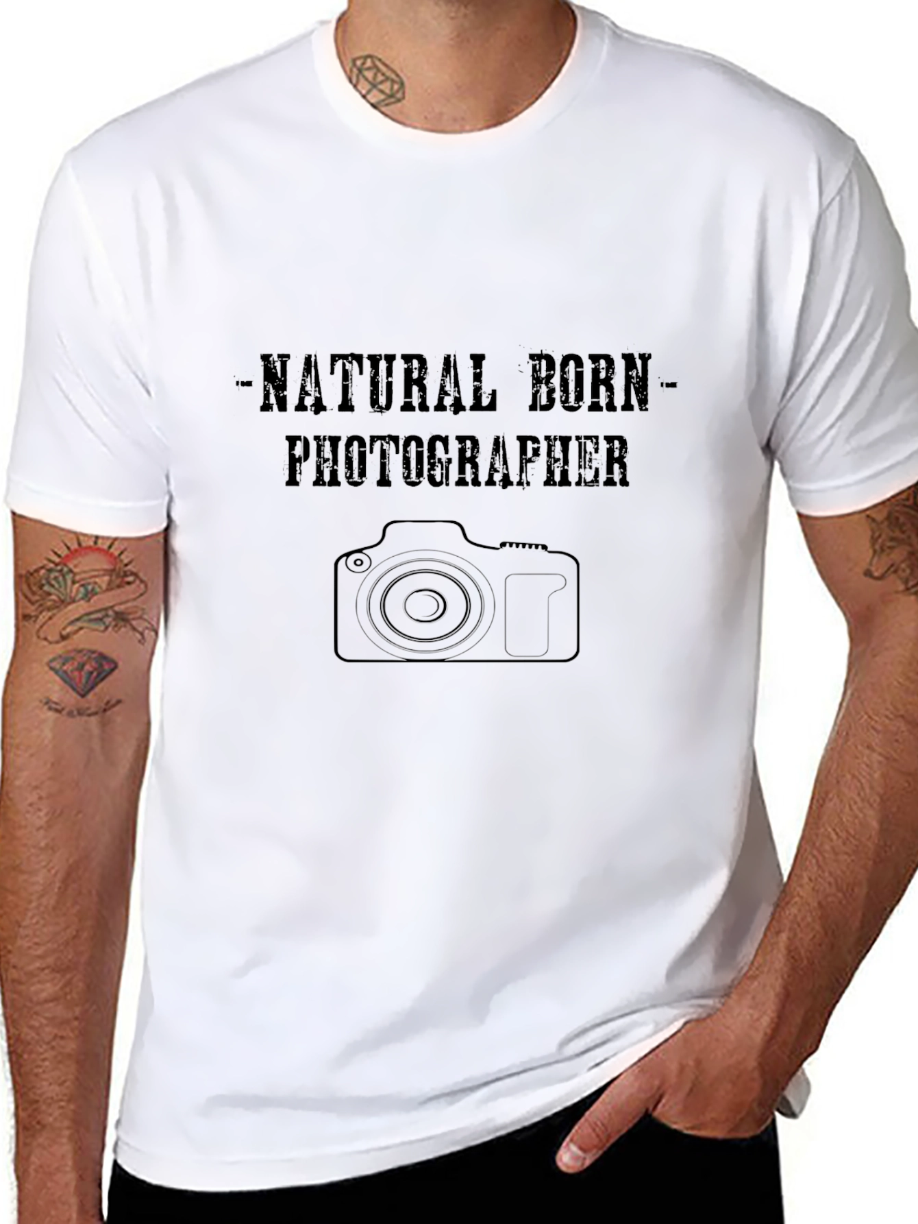 Natural Born Photographer T-Shirt