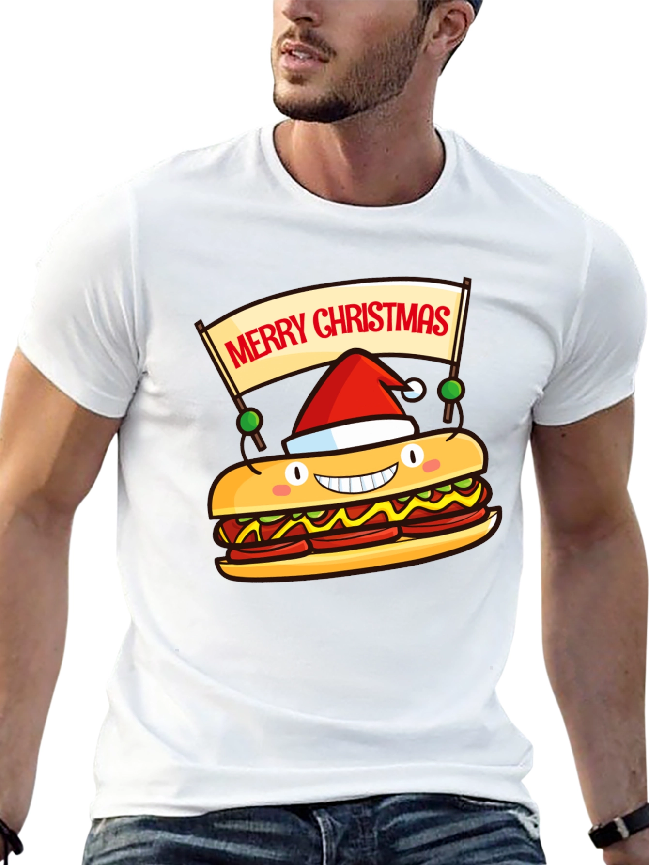 Merry Christmas Sandwich Graphic Tee