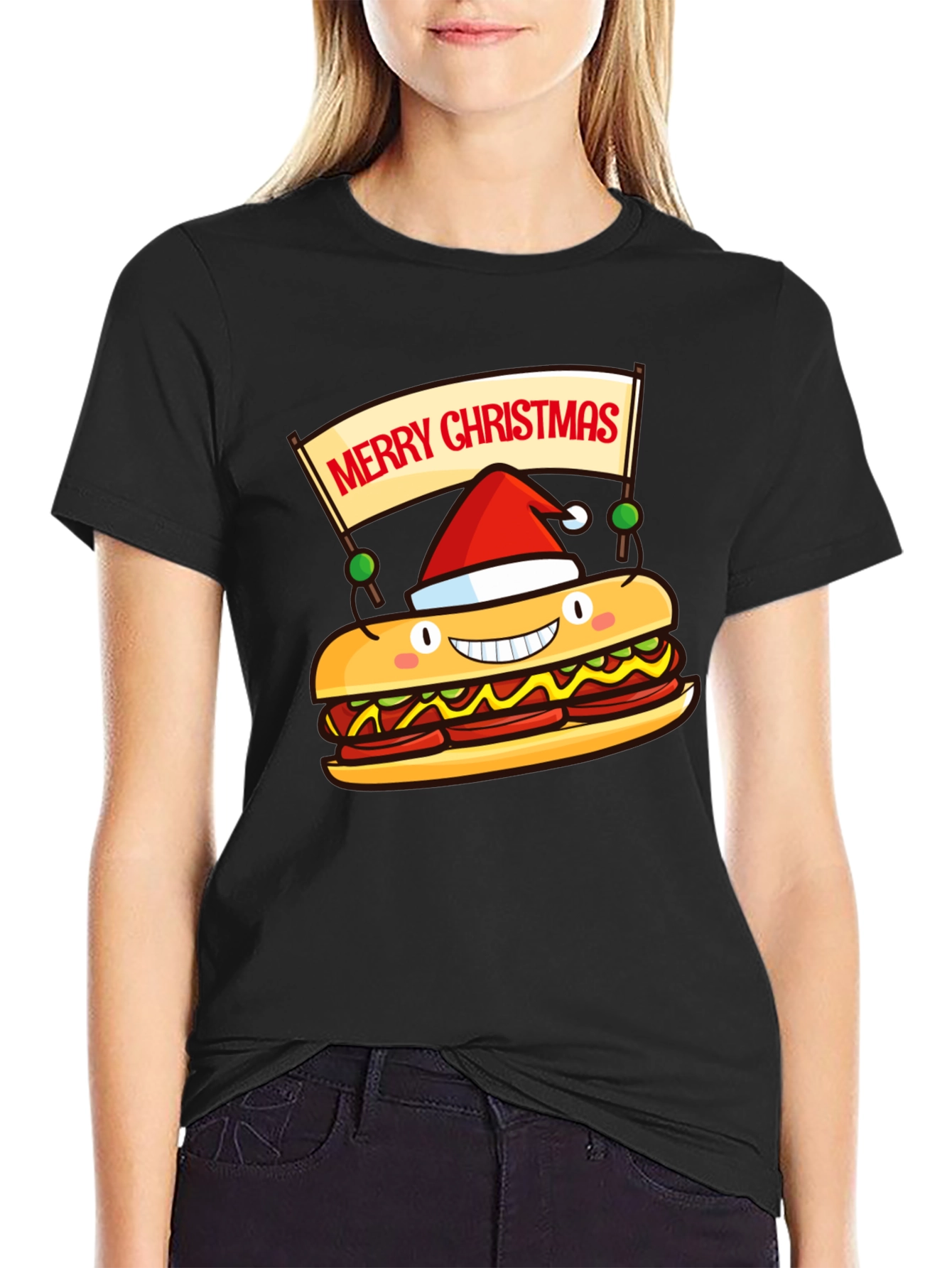 Merry Christmas Sandwich Graphic Tee