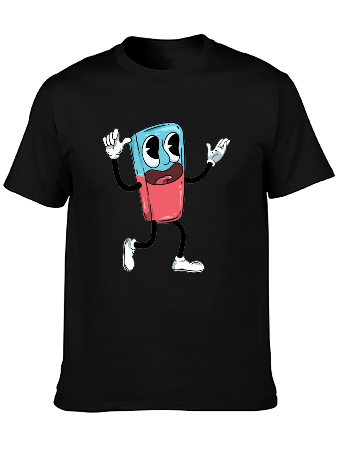 Cartoon Character Graphic Print T-Shirt