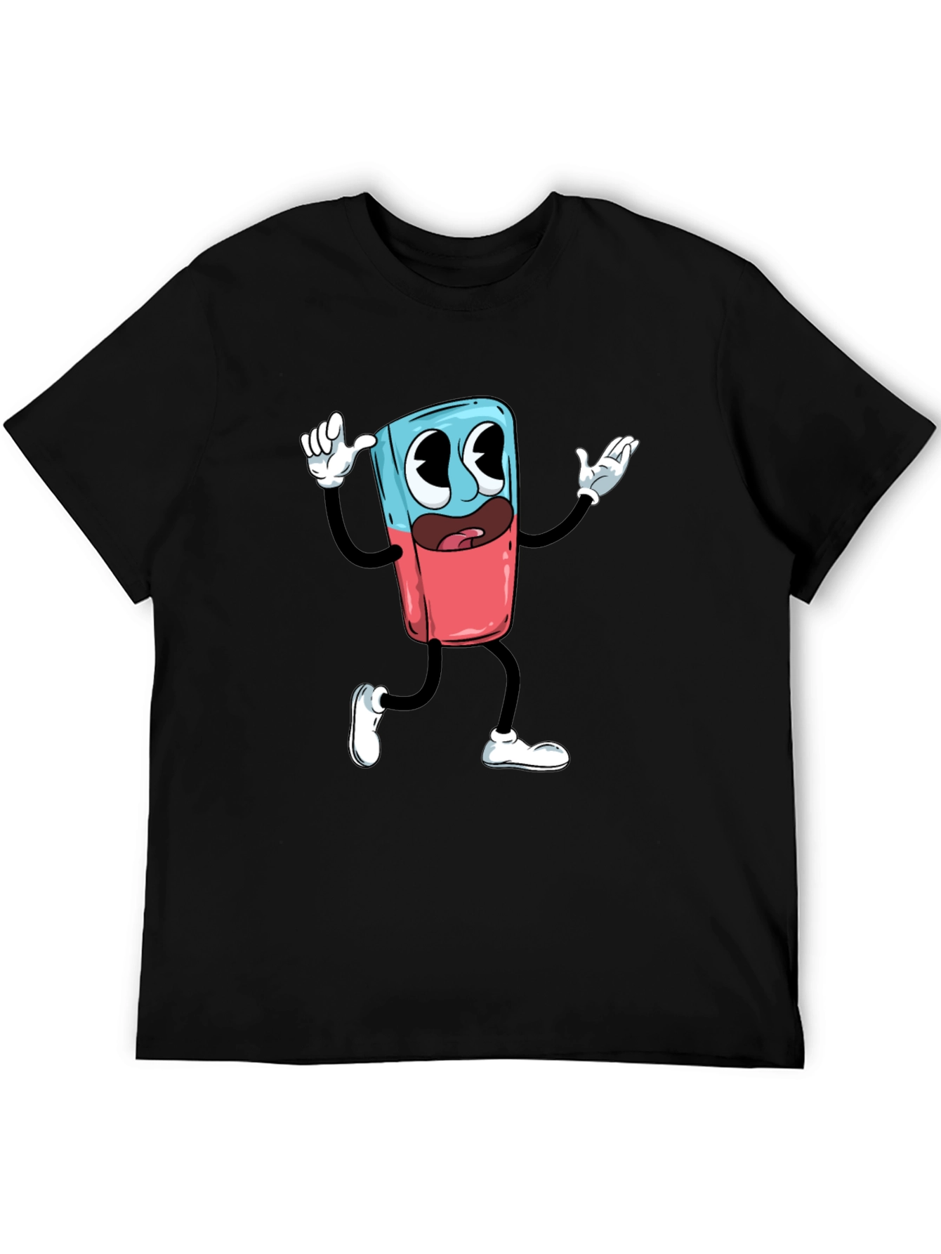 Cartoon Character Graphic Print T-Shirt