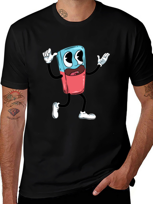 Cartoon Character Graphic Print T-Shirt