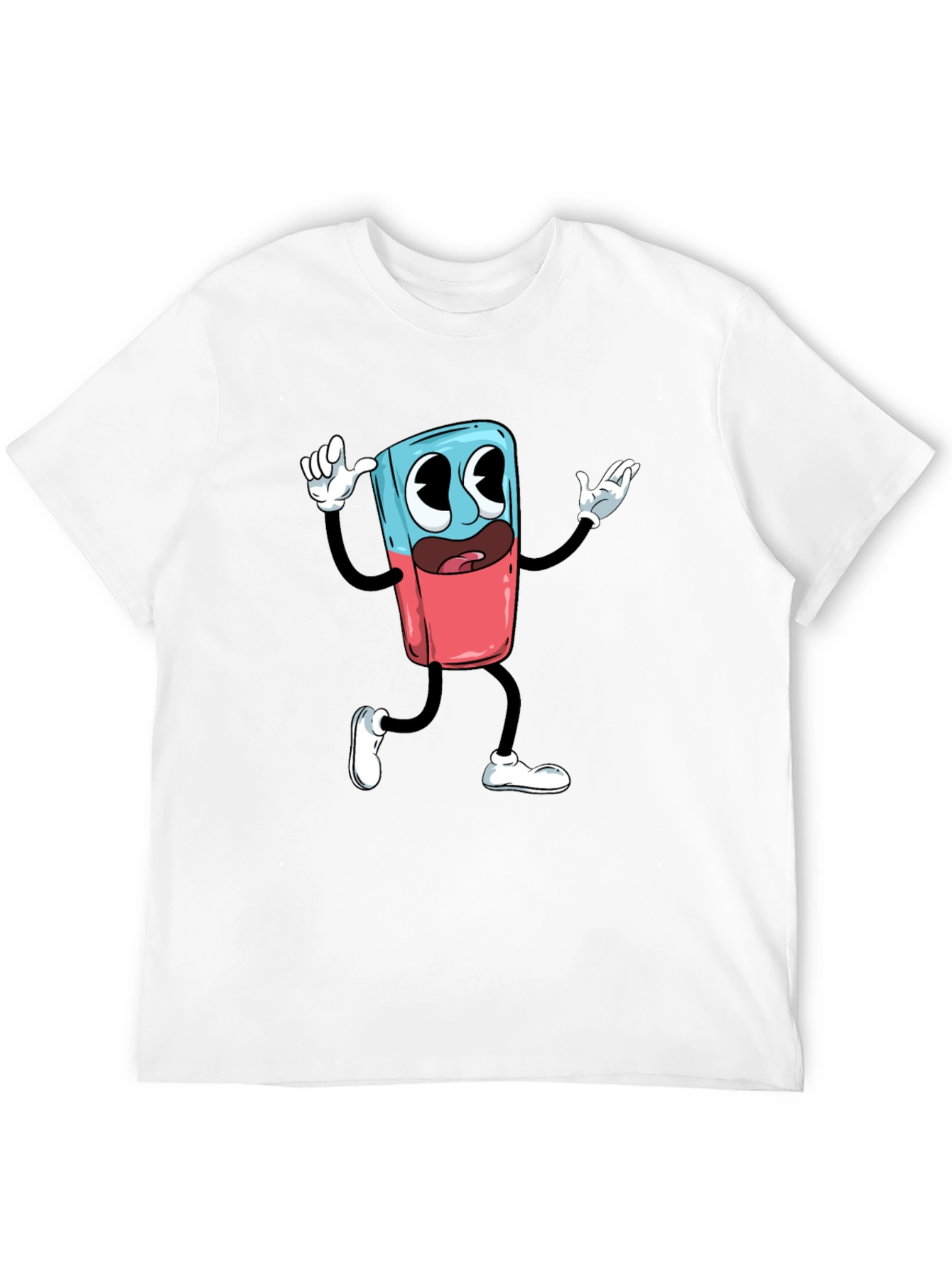 Cartoon Character Graphic Print T-Shirt