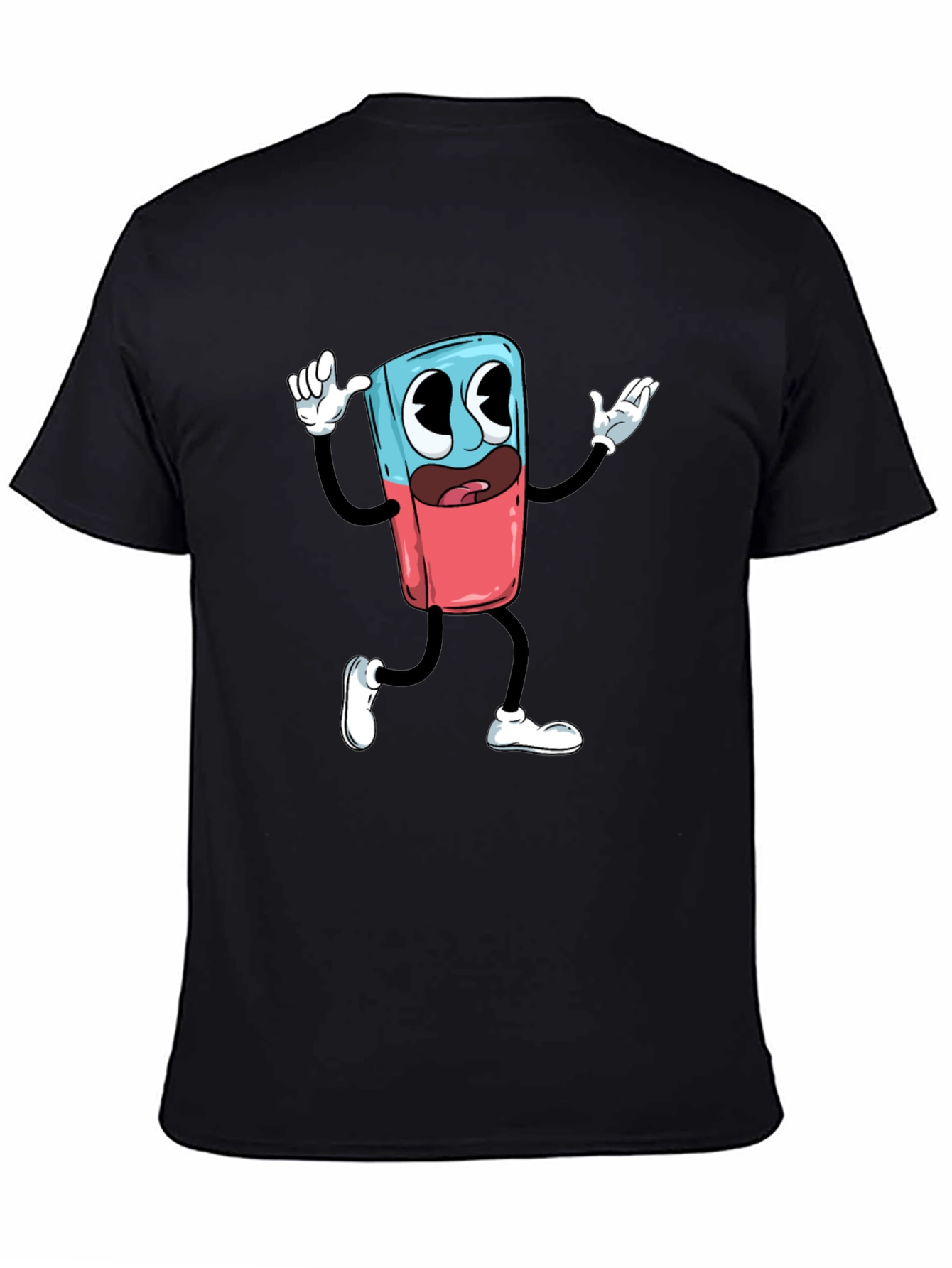 Cartoon Character Graphic Print T-Shirt