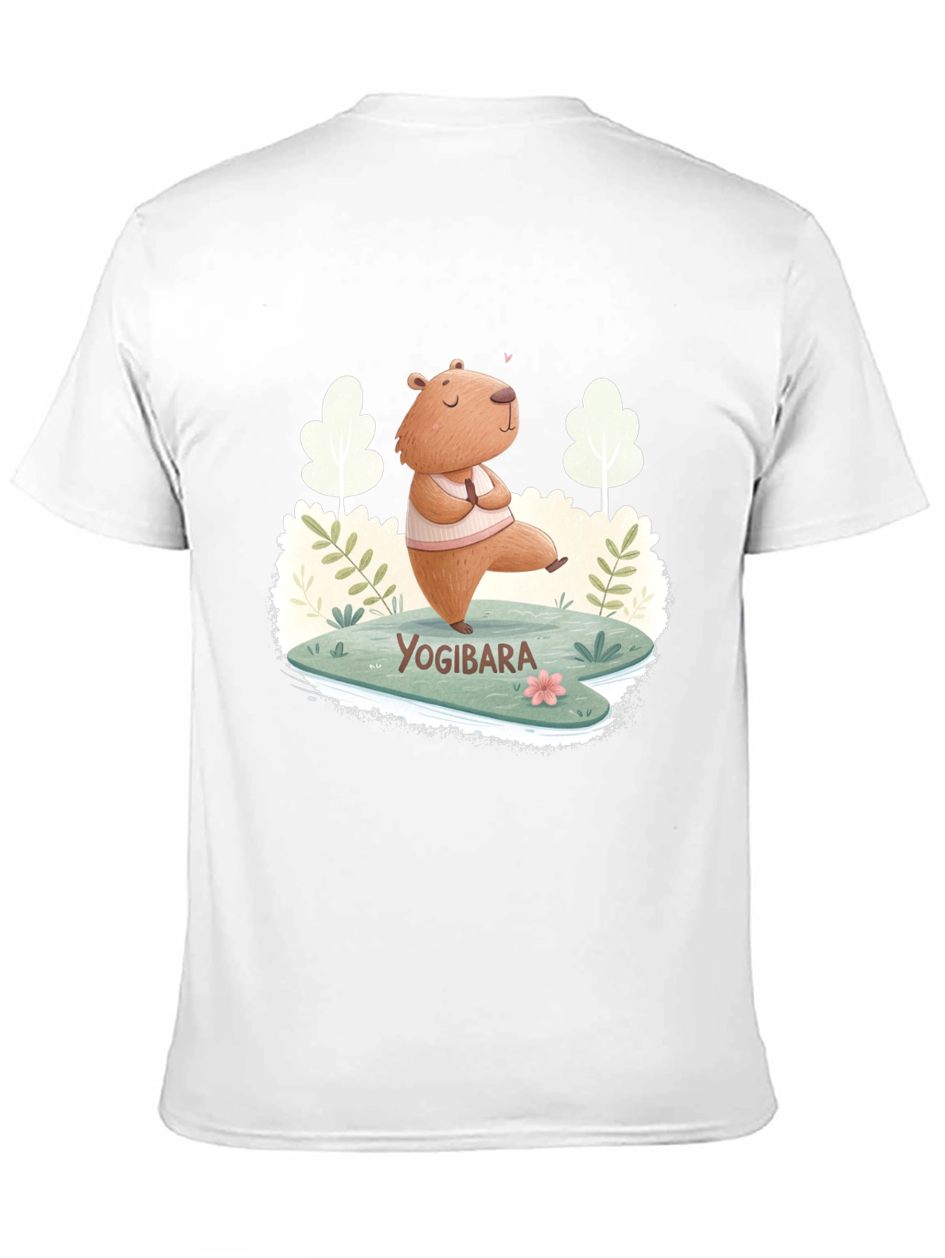 Yogibara Capybara T-Shirt - Meditation & Yoga Tee