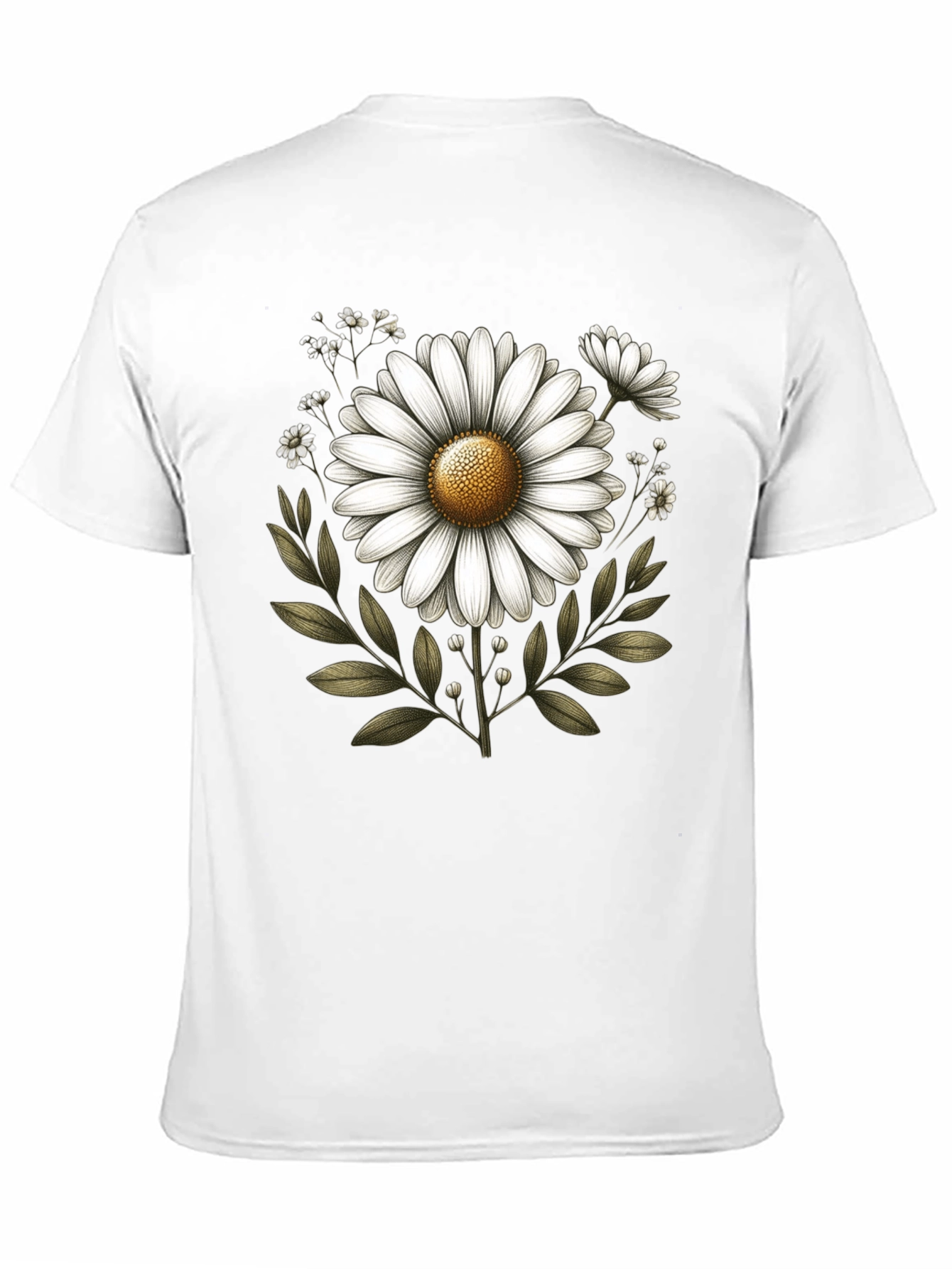 Floral Graphic T-Shirt - Classic Daisy Design