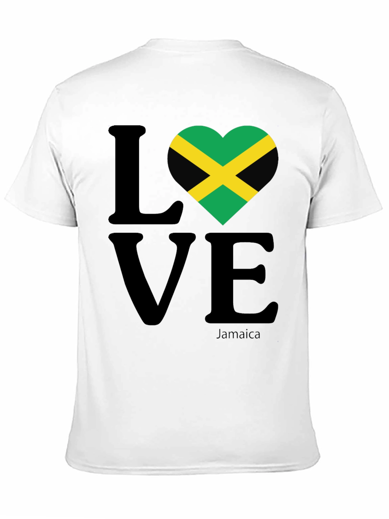 Jamaica Love T-Shirt - Black Graphic Tee