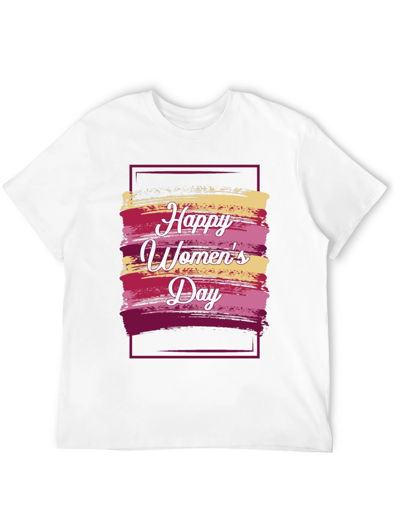 Happy Womens Day Graphic Tee - Black
