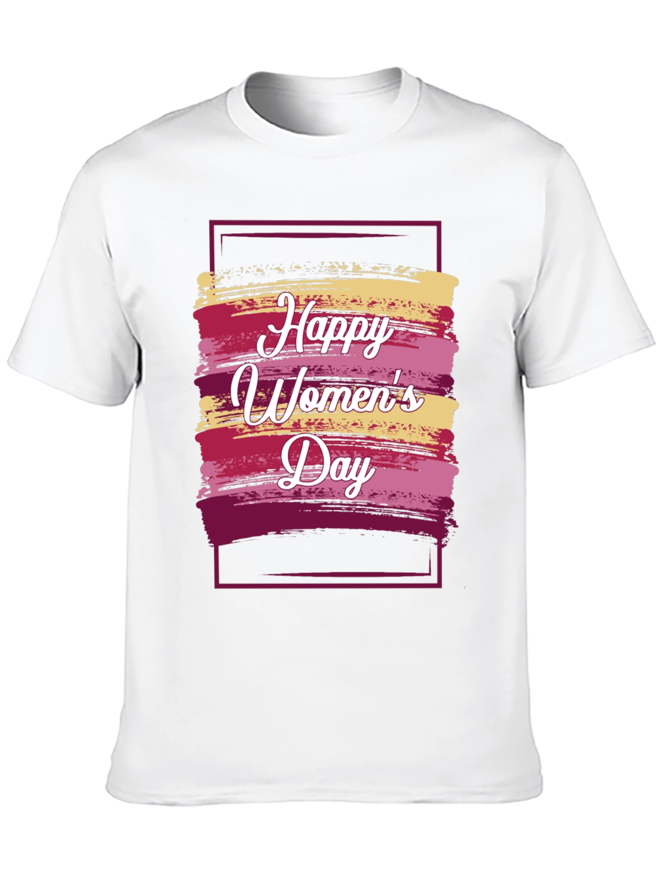 Happy Womens Day Graphic Tee - Black
