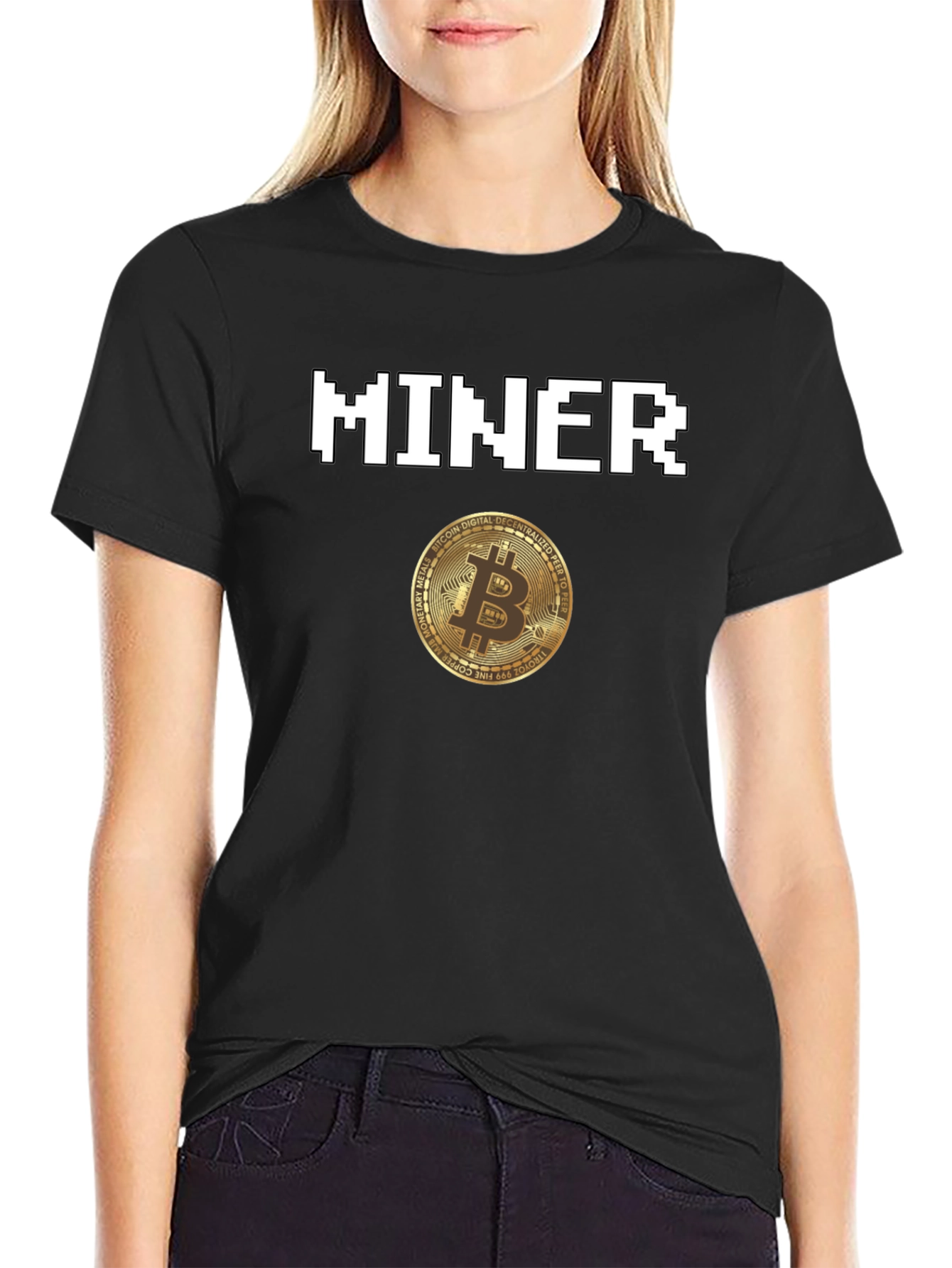 Bitcoin Miner T-Shirt - Crypto Currency Tee