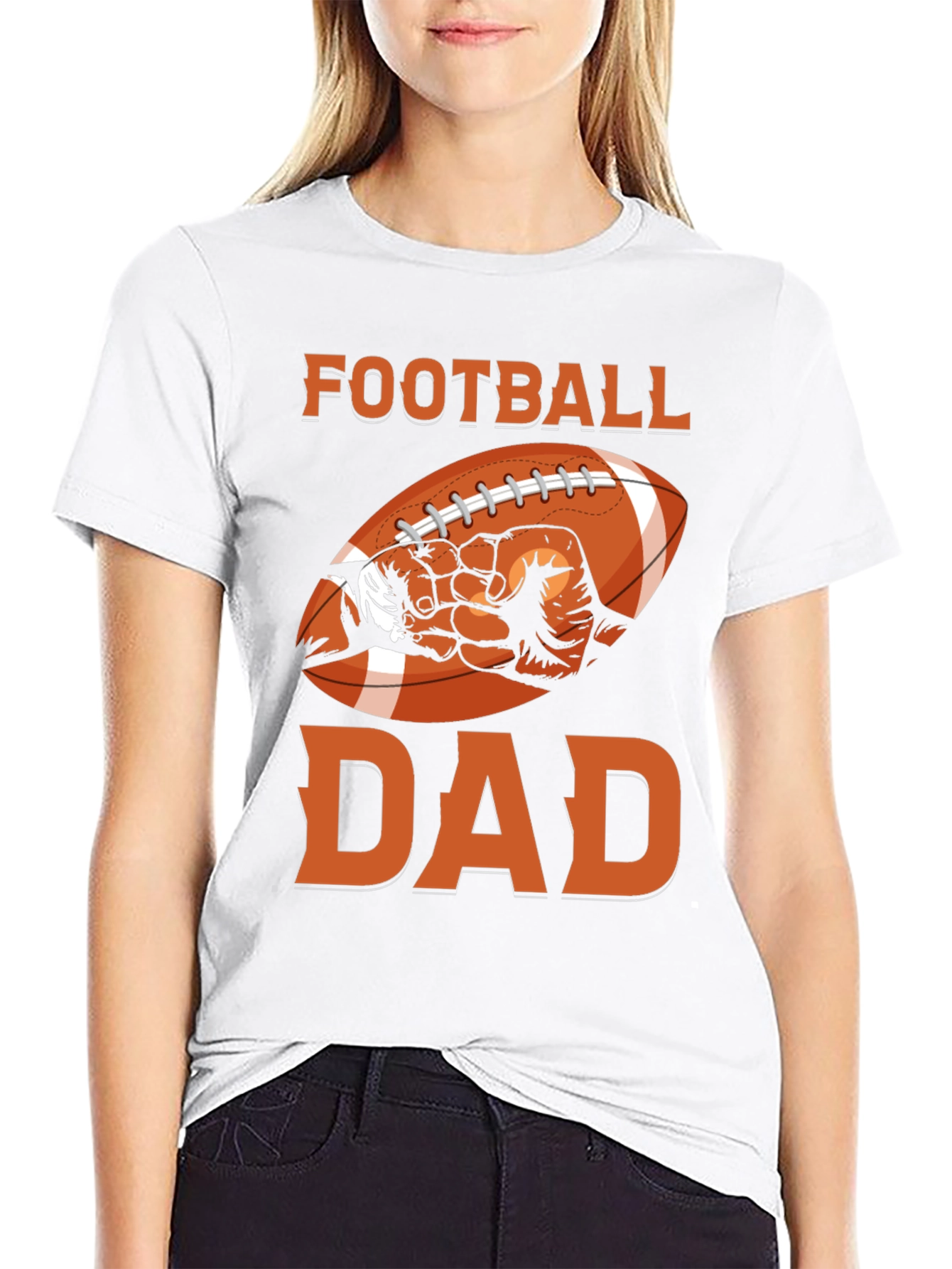 Football Dad Graphic T-Shirt