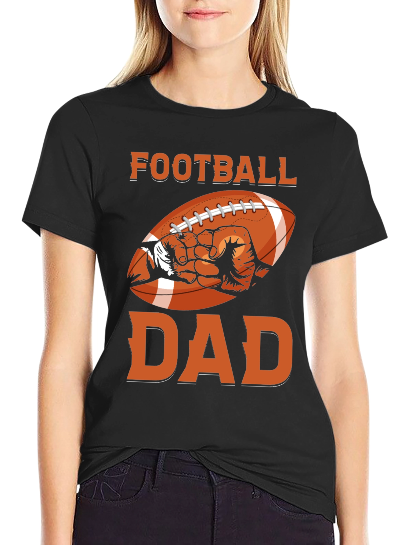 Football Dad Graphic T-Shirt