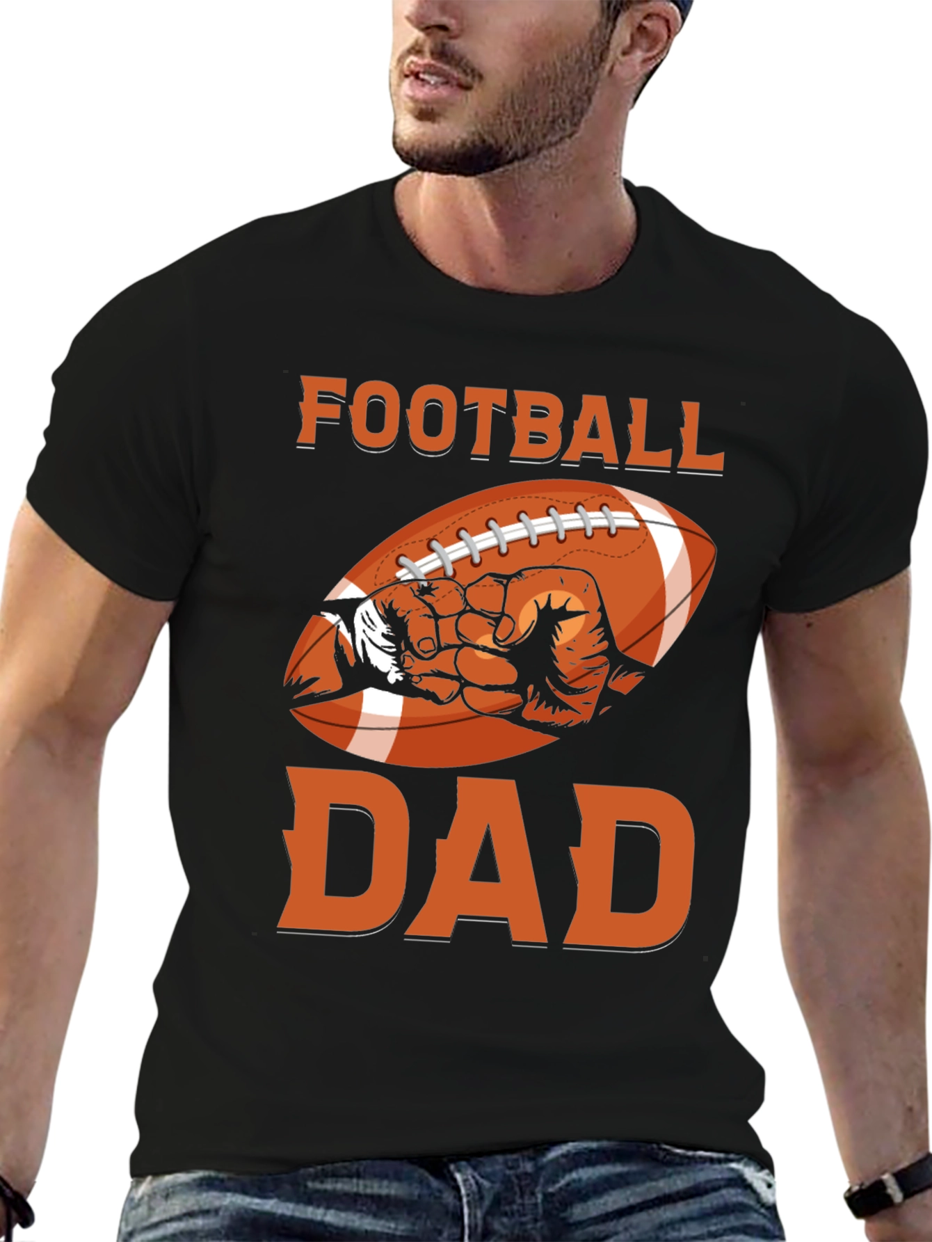 Football Dad Graphic T-Shirt