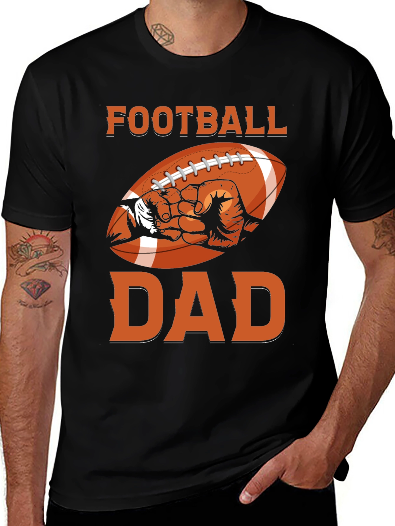 Football Dad Graphic T-Shirt