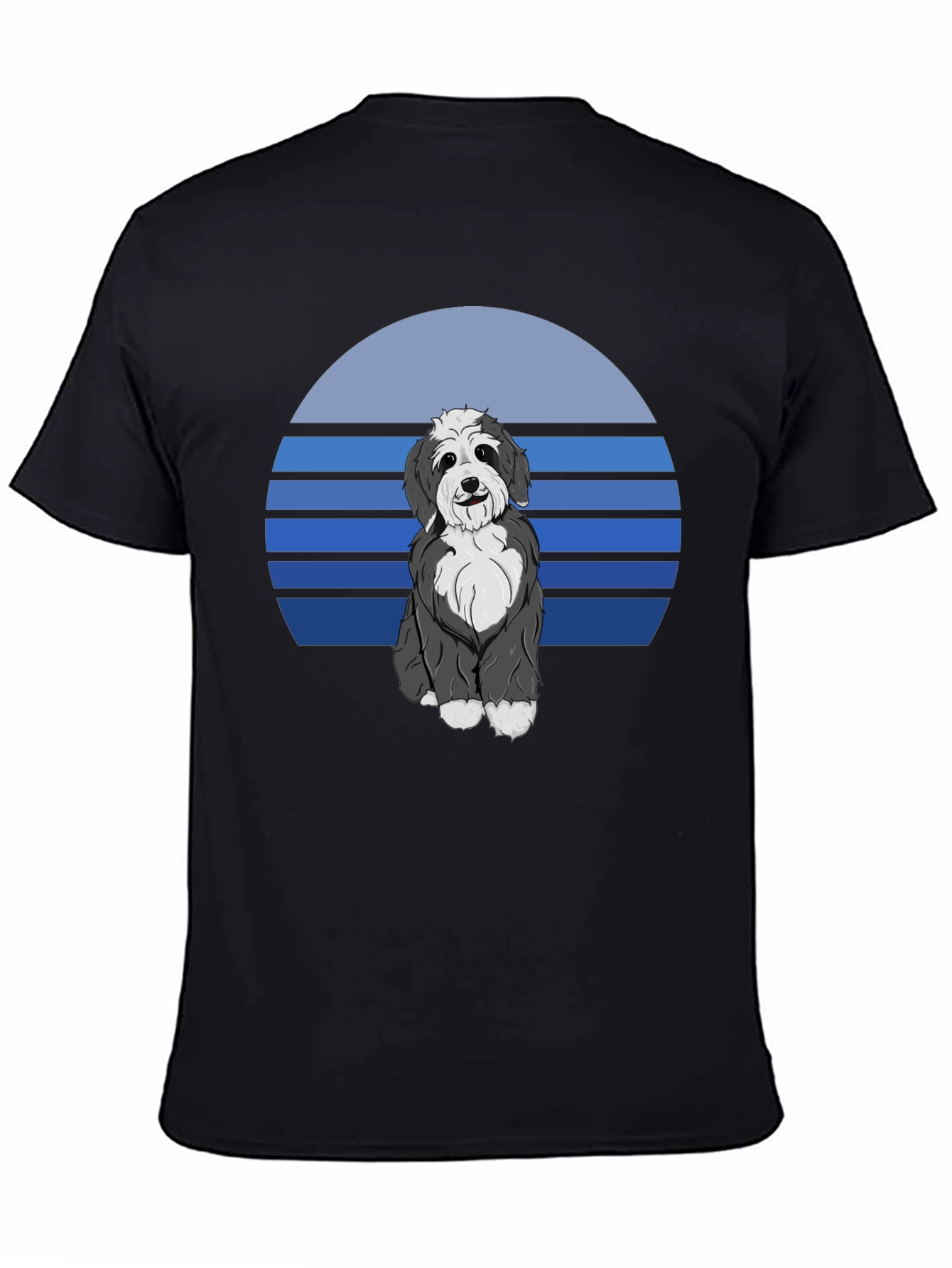Dog Graphic Tee - Retro Style
