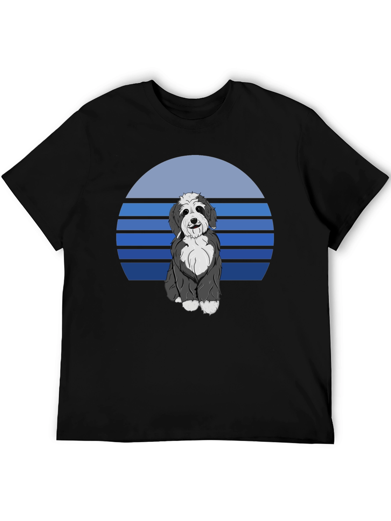 Dog Graphic Tee - Retro Style