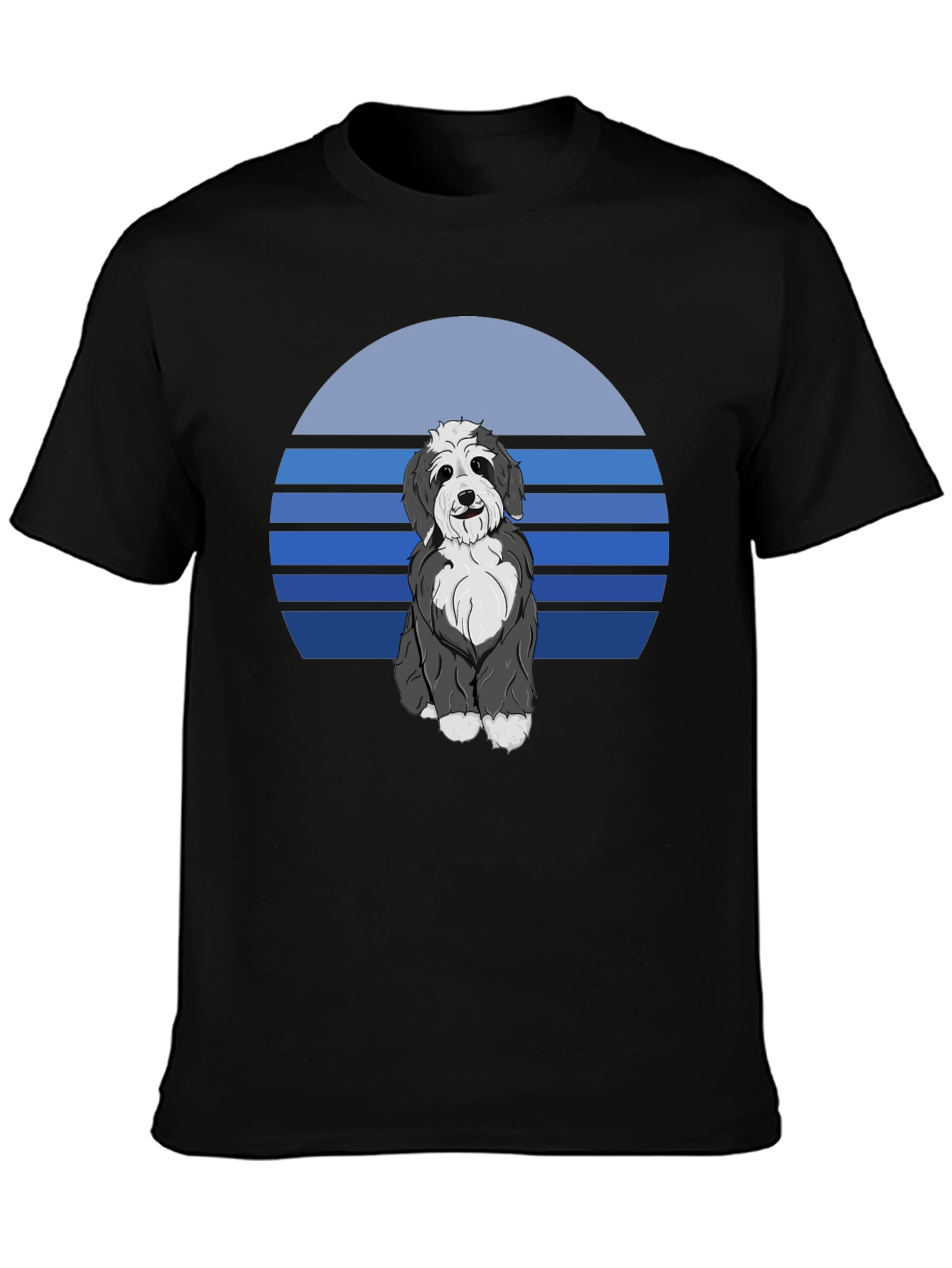 Dog Graphic Tee - Retro Style