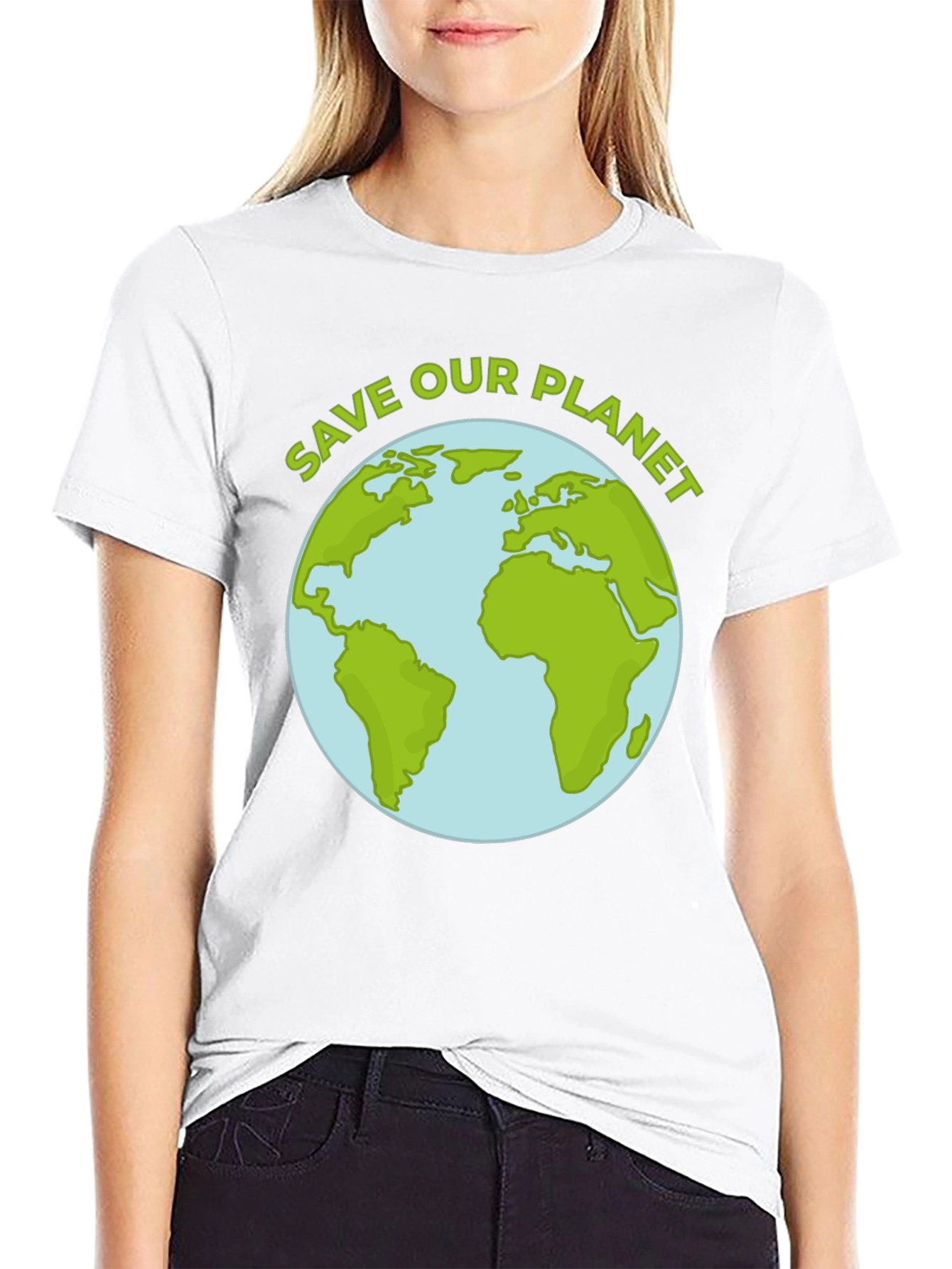 Save Our Planet Earth Graphic T-Shirt