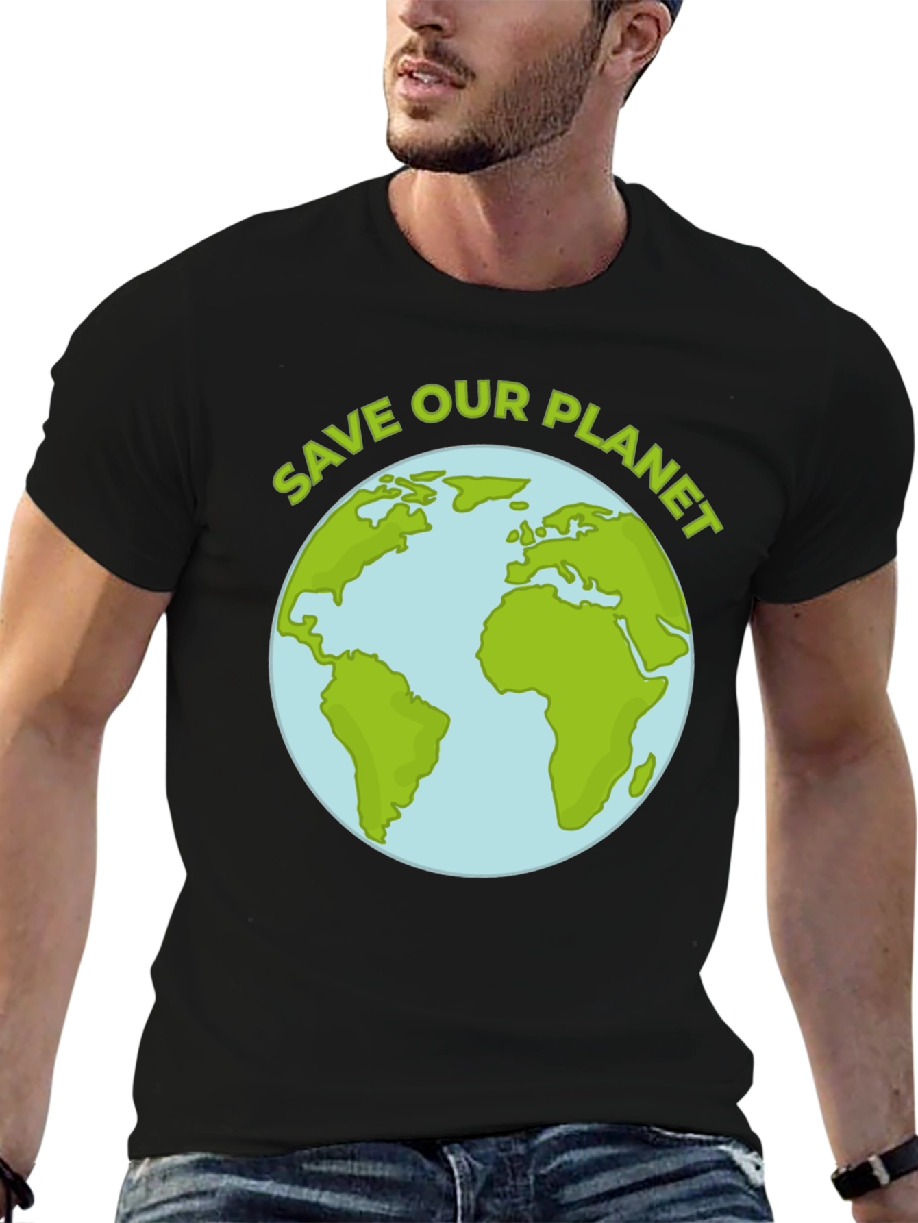 Save Our Planet Earth Graphic T-Shirt