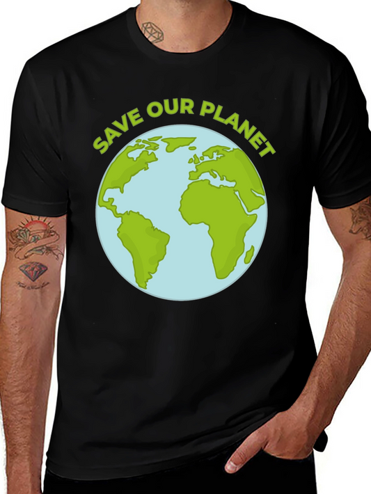 Save Our Planet Earth Graphic T-Shirt