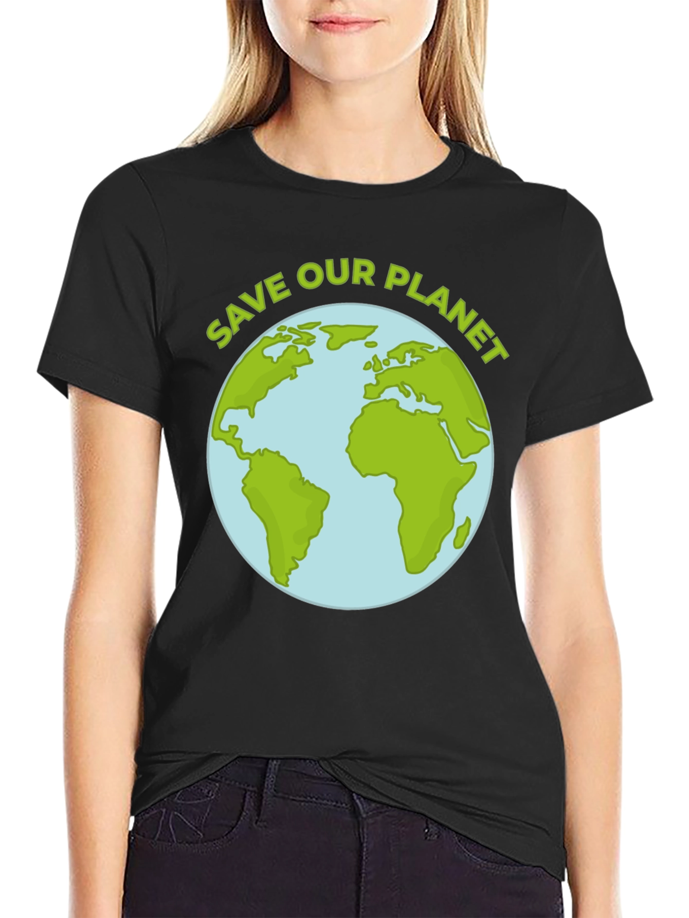 Save Our Planet Earth Graphic T-Shirt