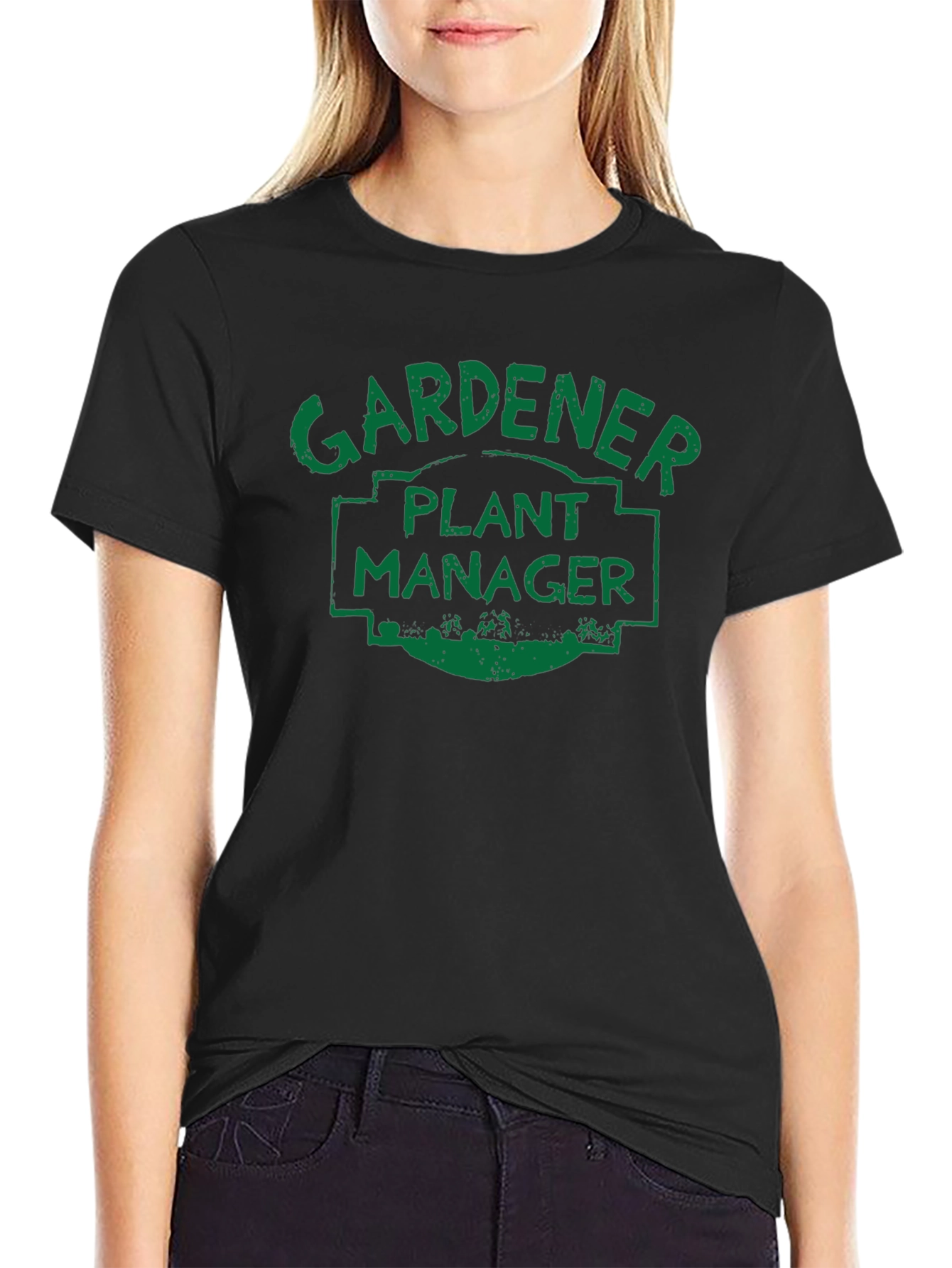 Gardener Plant Manager Graphic Tee - Black