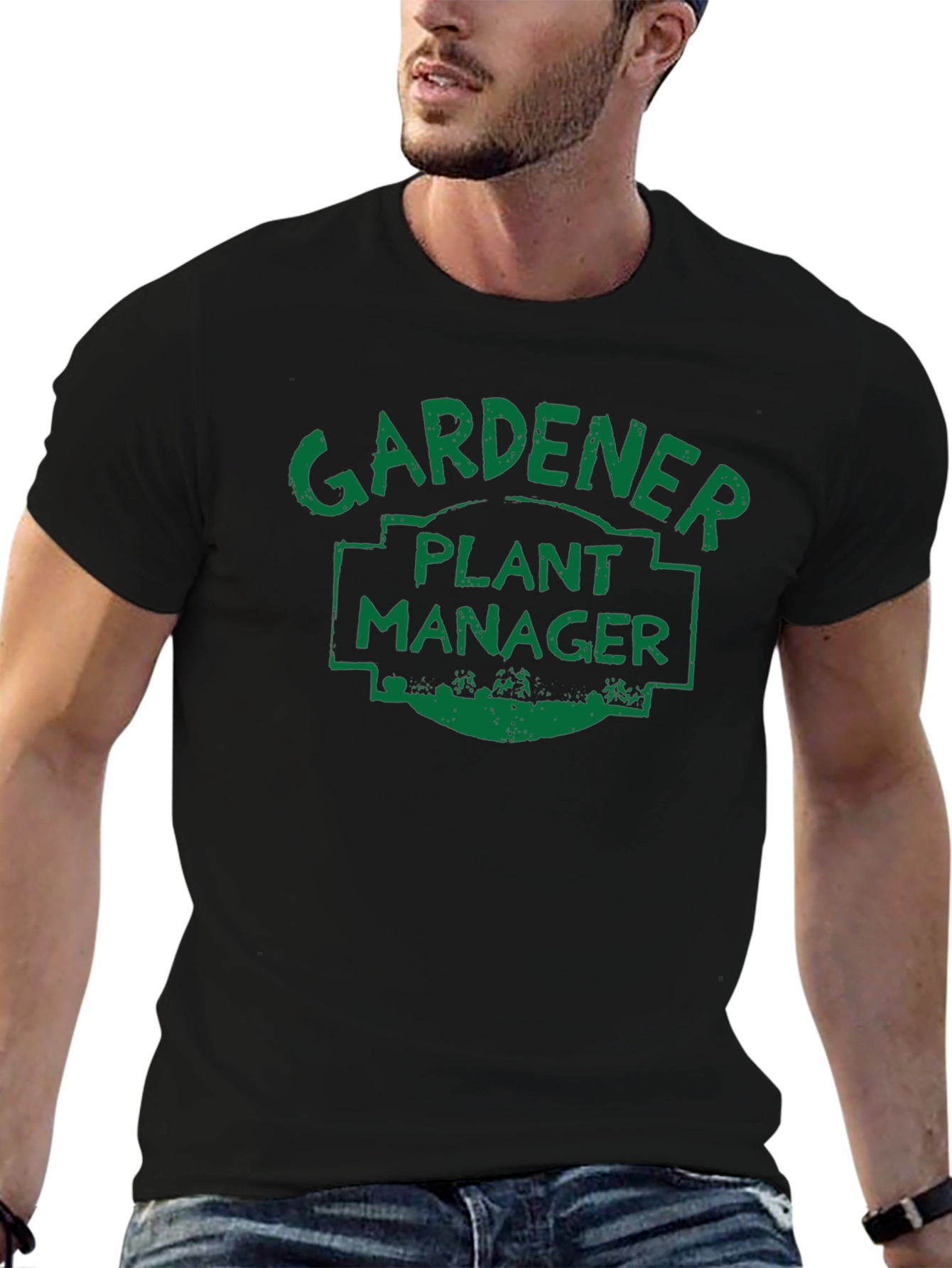 Gardener Plant Manager Graphic Tee - Black