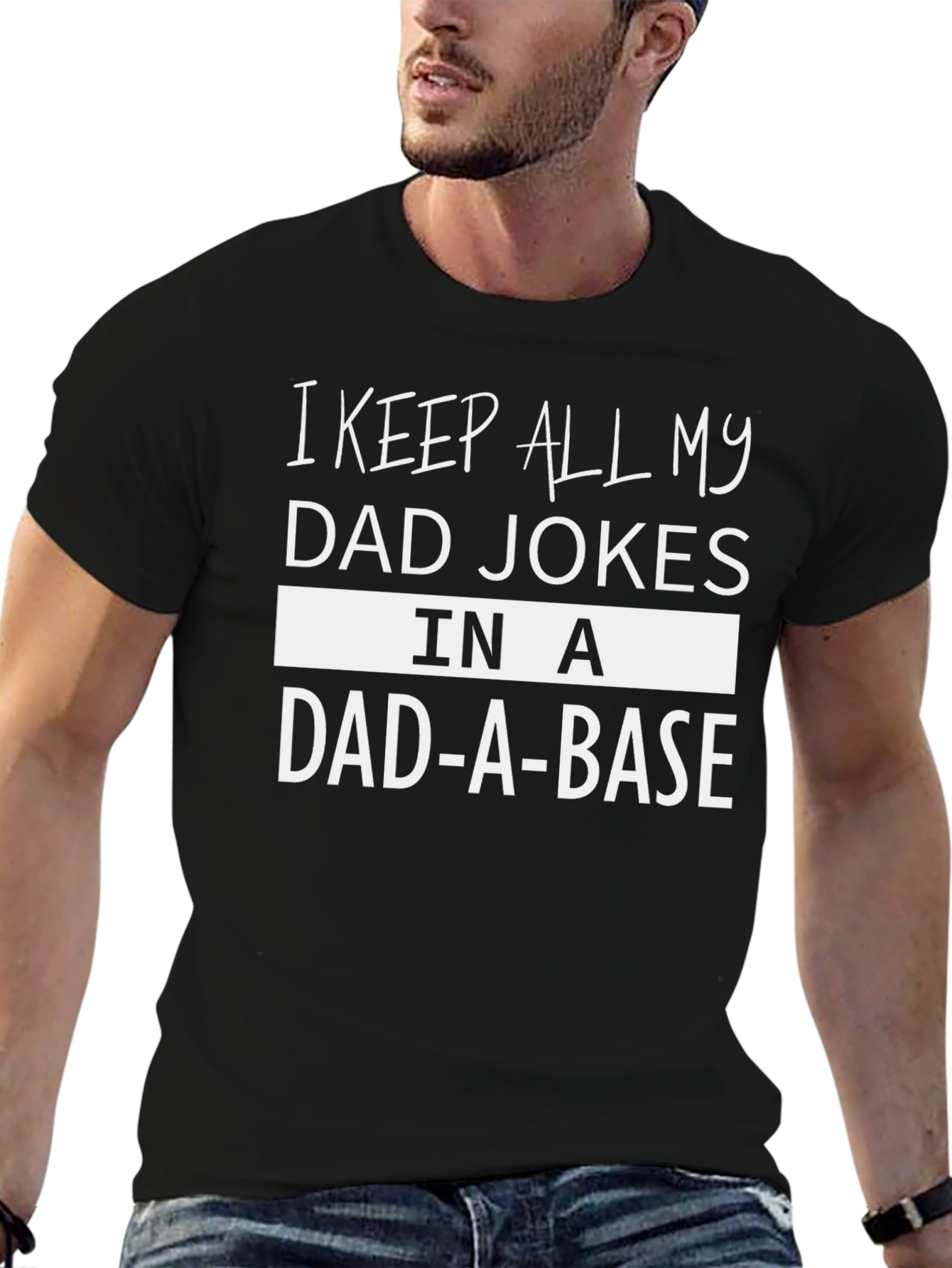 Dad Jokes T-Shirt - Dad-a-base Funny Tee