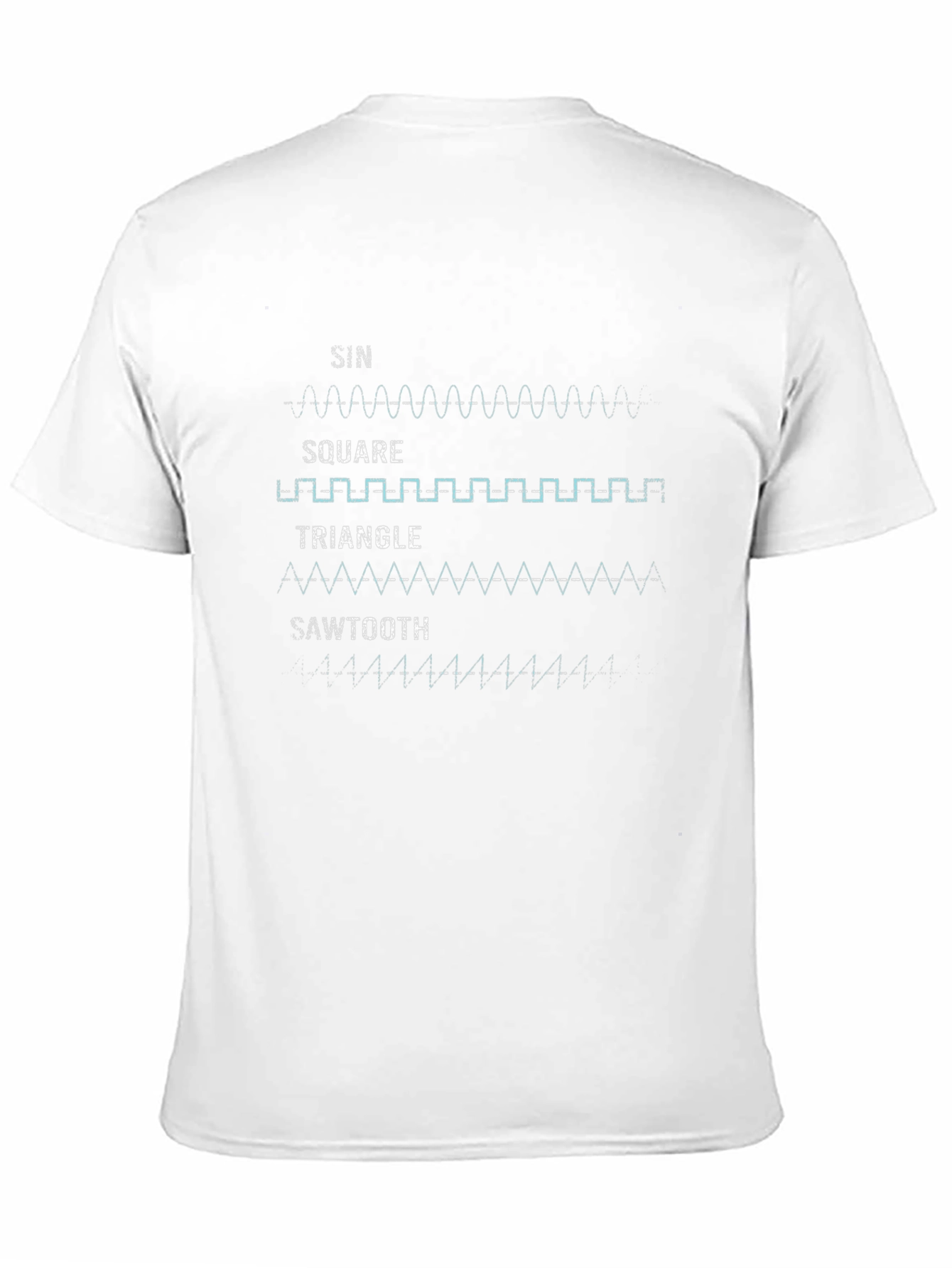 Waveform Graphic Tee - Black Cotton Shirt