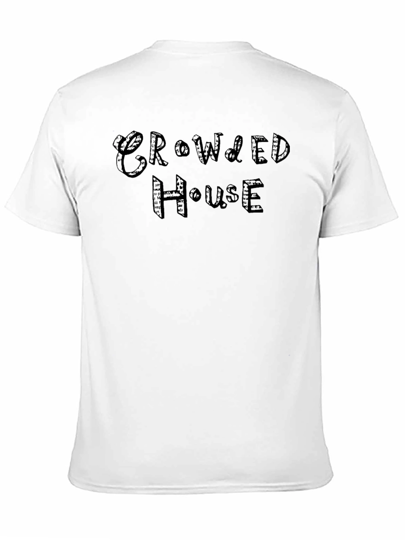 Crowded House Black Graphic T-Shirt