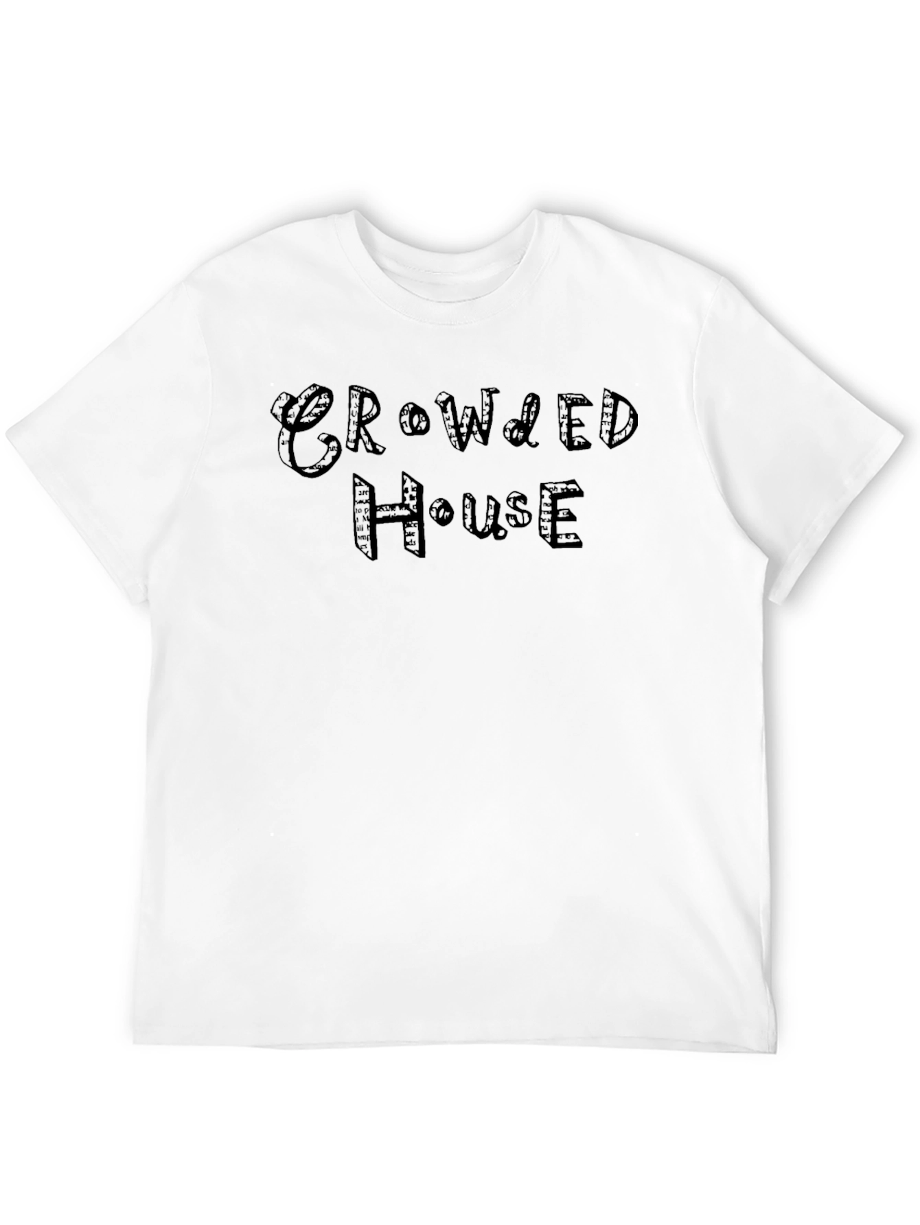 Crowded House Black Graphic T-Shirt