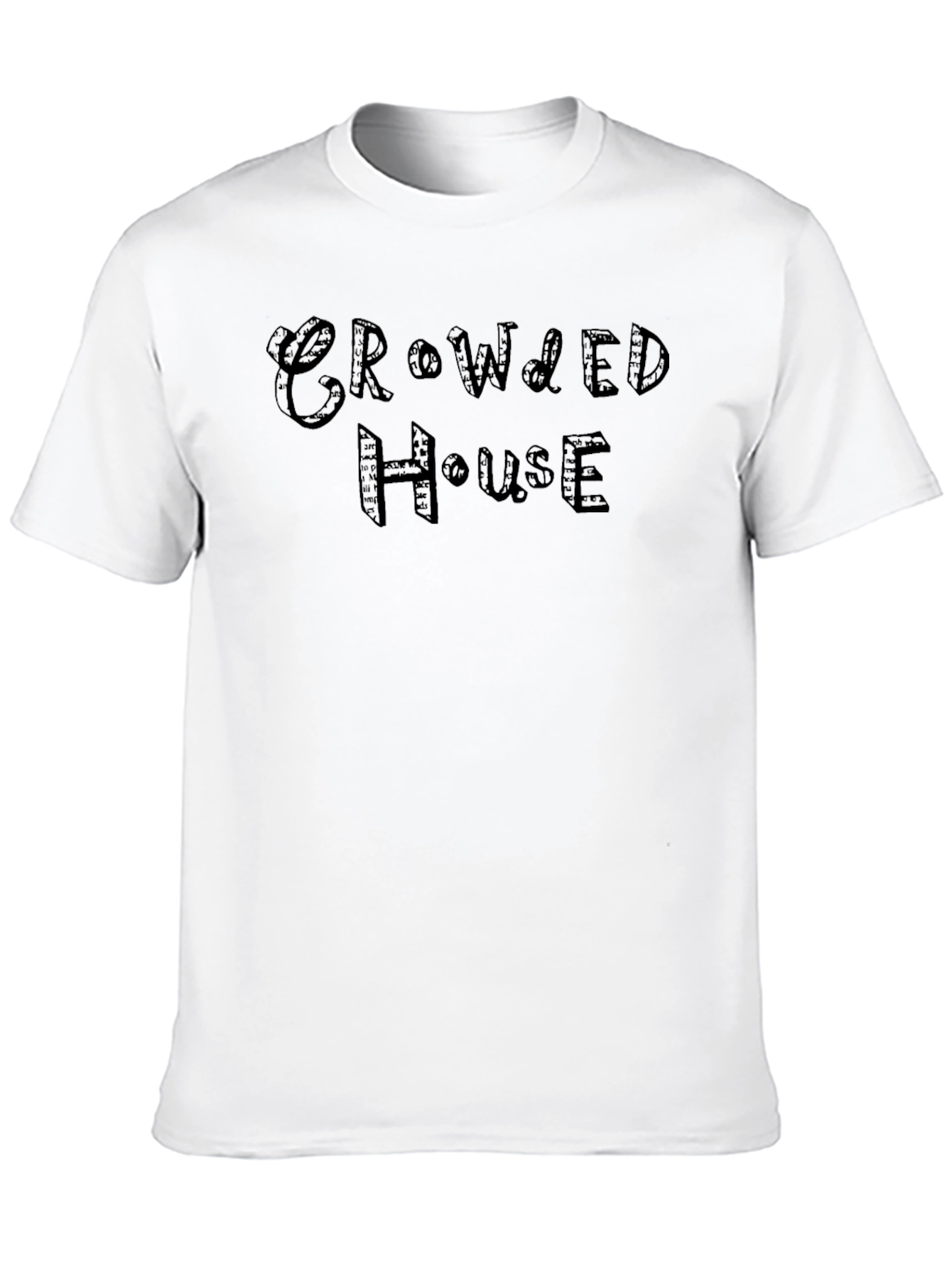 Crowded House Black Graphic T-Shirt