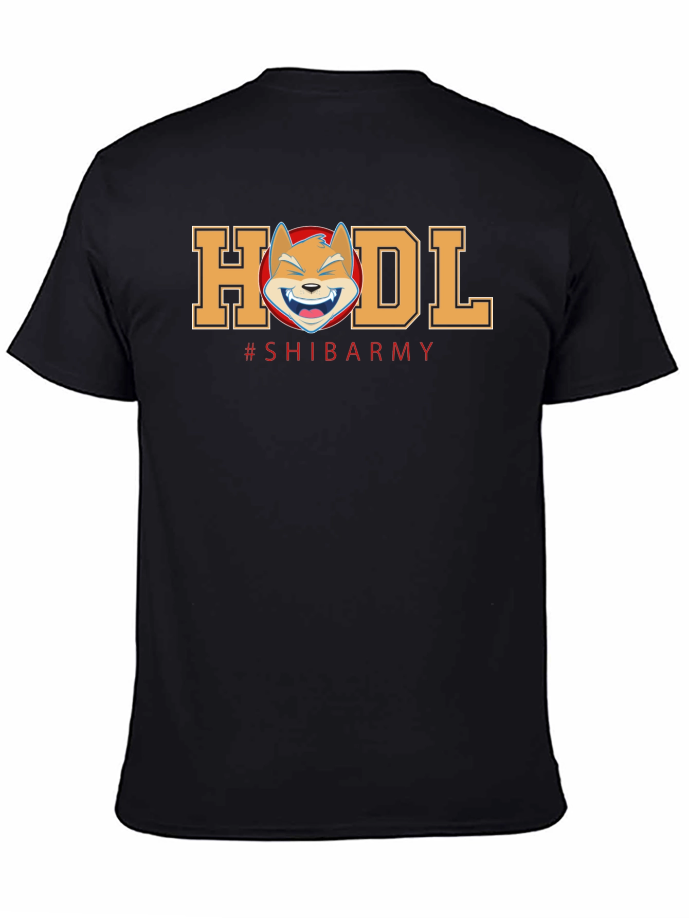 HODL Shiba Army Black T-Shirt