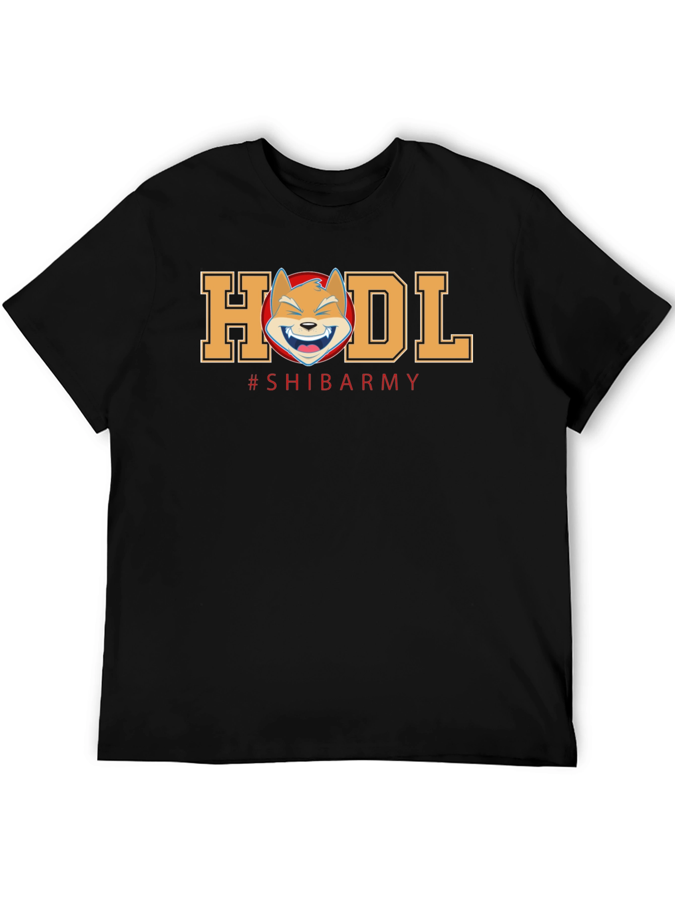 HODL Shiba Army Black T-Shirt