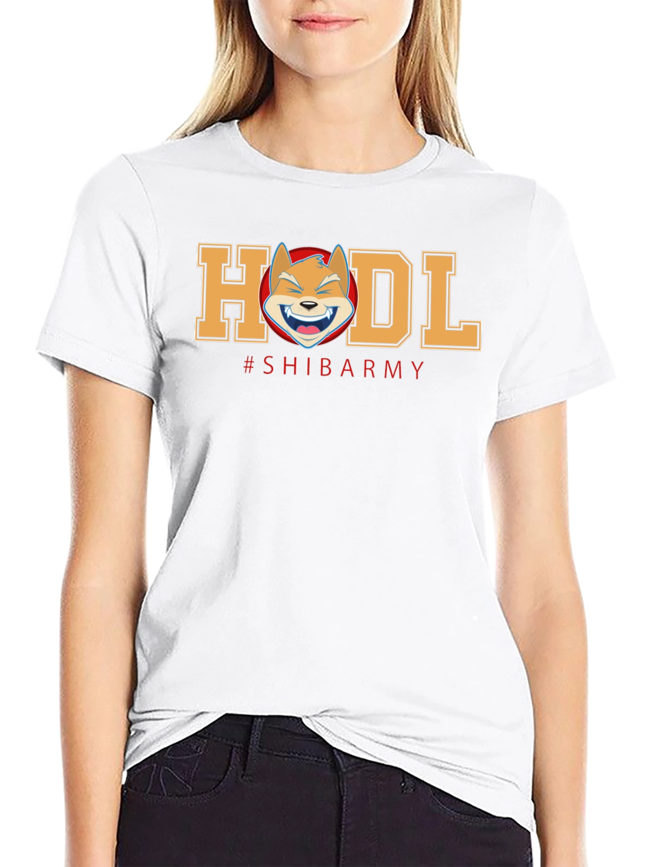 HODL Shiba Army Black T-Shirt